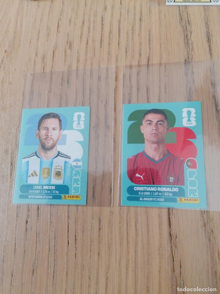 Cromos de F&uacute;tbol: Panini mundial 2026 stickers messi y Cristiano