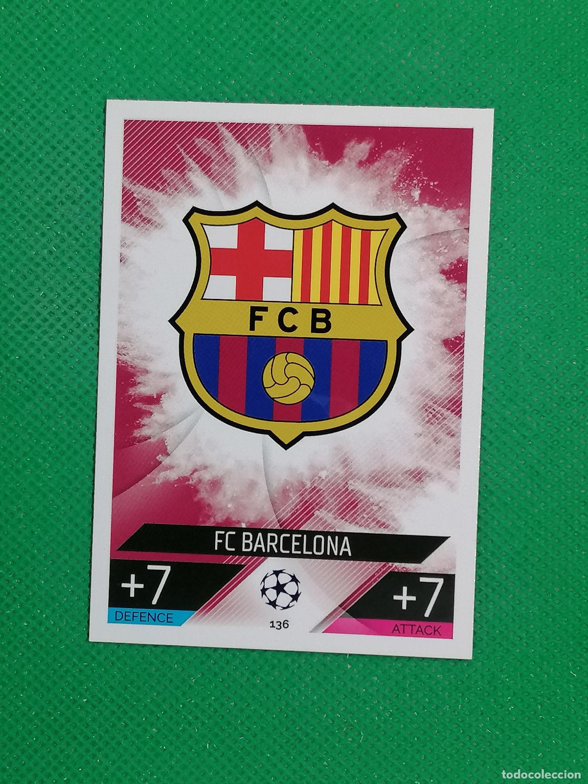 Fu&szlig;ball-Sticker: 136 ESCUDO BARCELONA ⚽ TOPPS MATCH ATTAX CHAMPIONS 2022 2023 22 23 ⚽