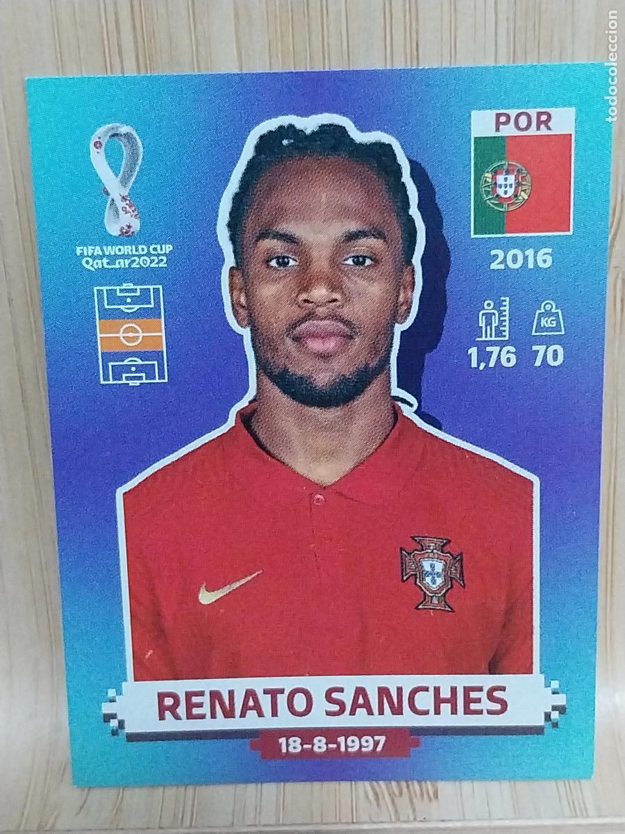 Cromos de F&uacute;tbol: SANCHES PORTUGAL POR 15 QATAR 2022 PANINI CROMO SIN PEGAR NUNCA ORIGINAL *
