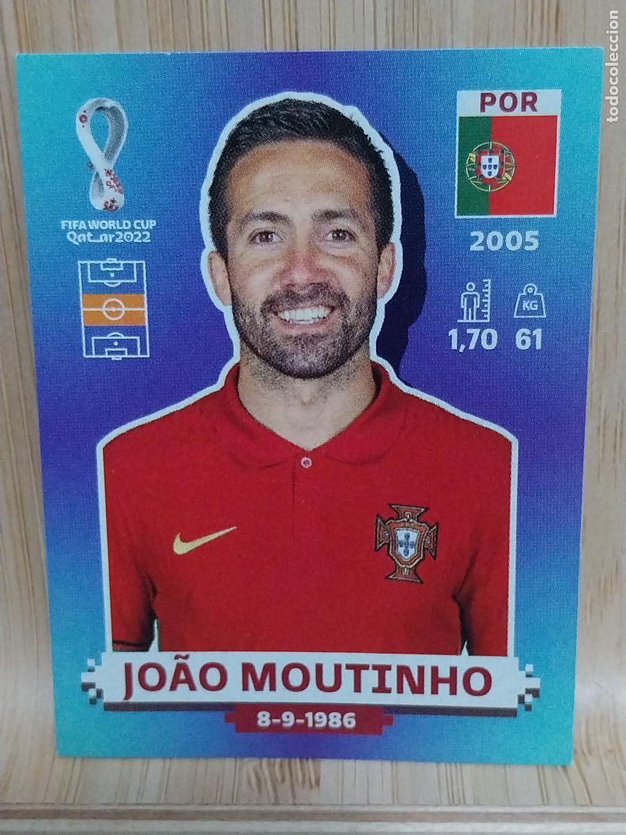 Cromos de F&uacute;tbol: MOUTINHO PORTUGAL POR 14 QATAR 2022 PANINI CROMO SIN PEGAR NUNCA ORIGINAL *