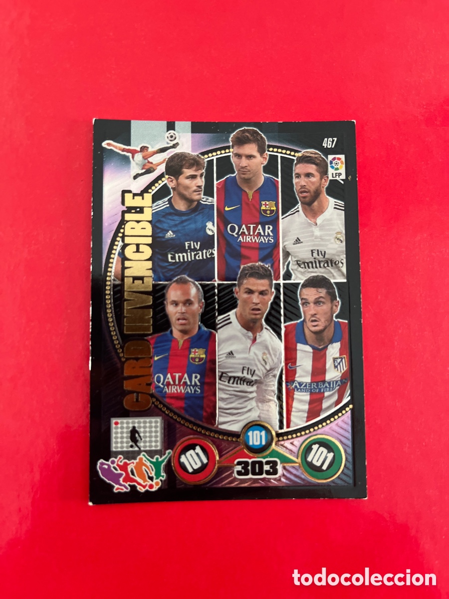 Cromos de F&uacute;tbol: CARD INVENCIBLE N&ordm;467 ADRENALYN 2014 2015 PANINI XL 14 15