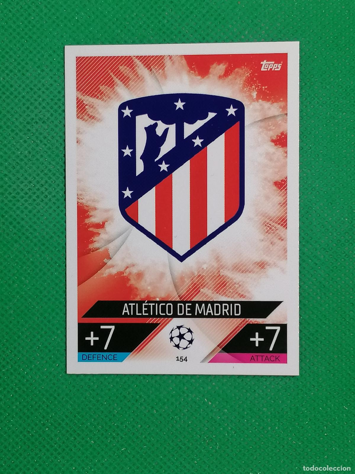 Cromos de F&uacute;tbol: 154 ESCUDO ATLETICO DE MADRID ⚽ TOPPS MATCH ATTAX CHAMPIONS 2022 2023 22 23 ⚽