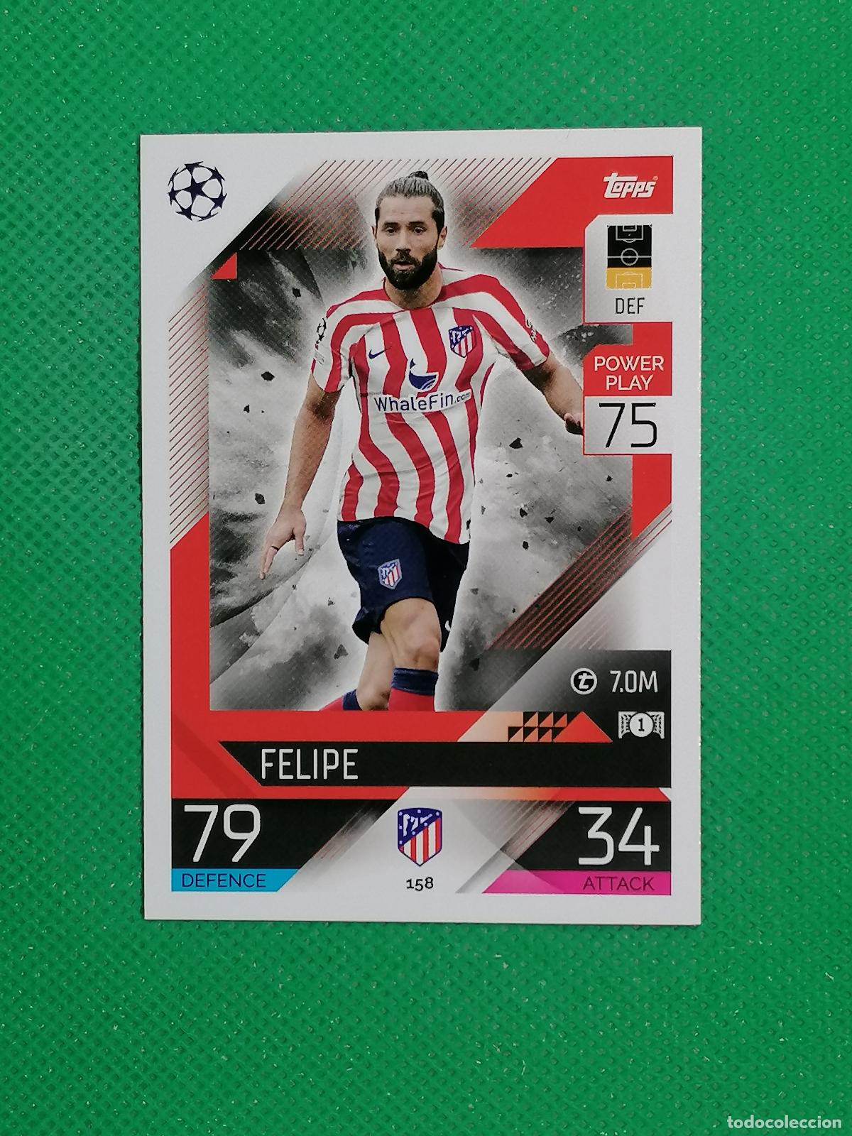 Cromos de F&uacute;tbol: 158 FELIPE ATLETICO DE MADRID ⚽ TOPPS MATCH ATTAX CHAMPIONS 2022 2023 22 23 ⚽