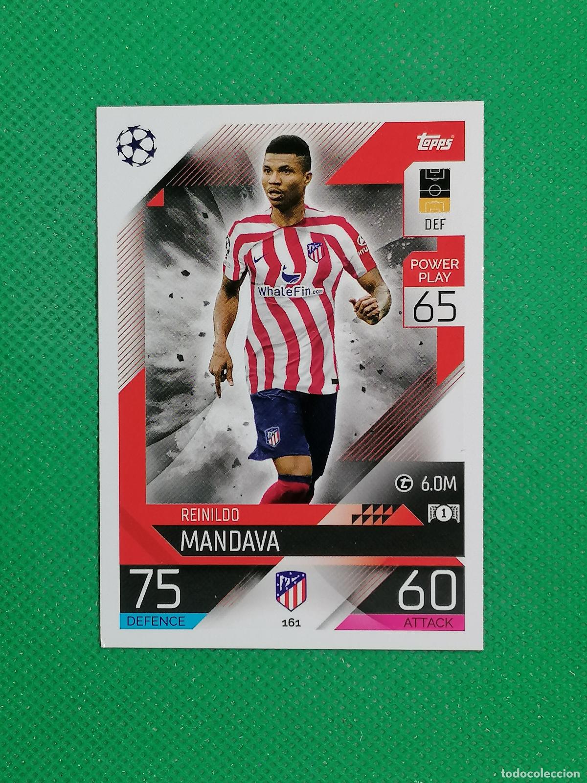 Figurine di Calcio: 161 REINILDO MANDAVA ATLETICO DE MADRID ⚽ TOPPS MATCH ATTAX CHAMPIONS 2022 2023 22 23 ⚽