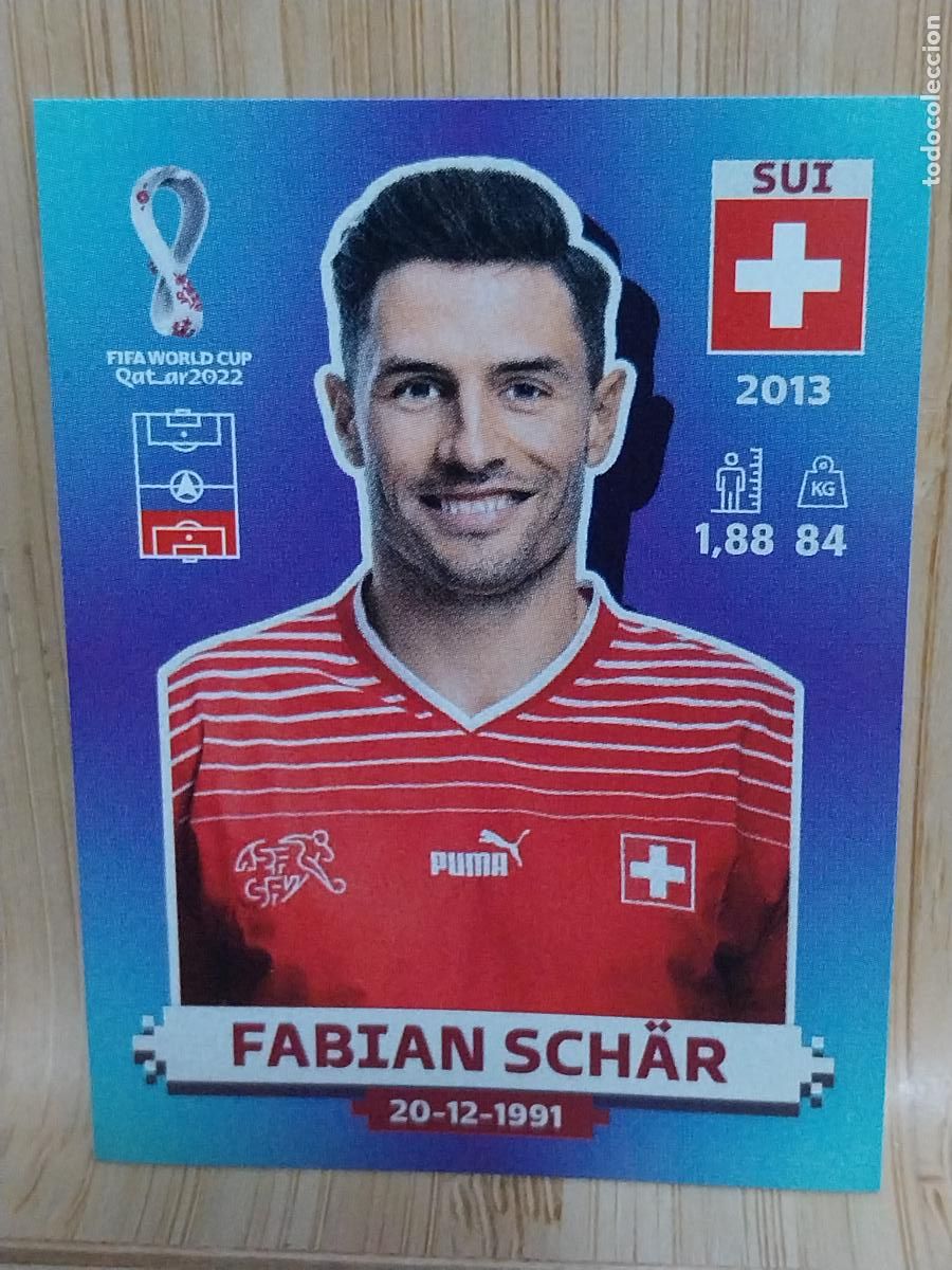 Fu&szlig;ball-Sticker: SCHAER SUIZA SUI 9 QATAR 2022 PANINI CROMO SIN PEGAR NUNCA ORIGINAL **