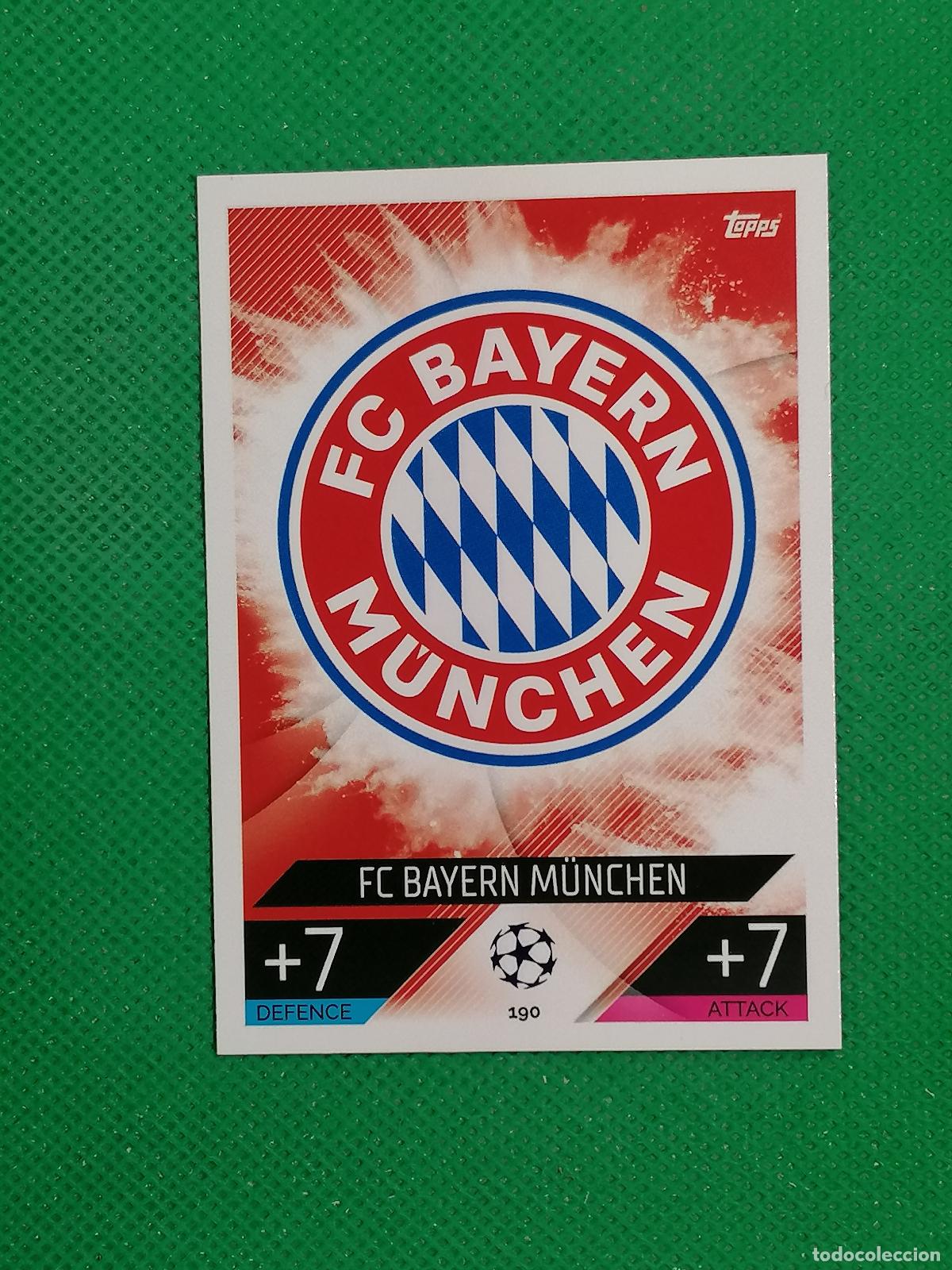 Cromos de F&uacute;tbol: 190 ESCUDO BAYERN MUNICH ⚽ TOPPS MATCH ATTAX CHAMPIONS 2022 2023 22 23 ⚽