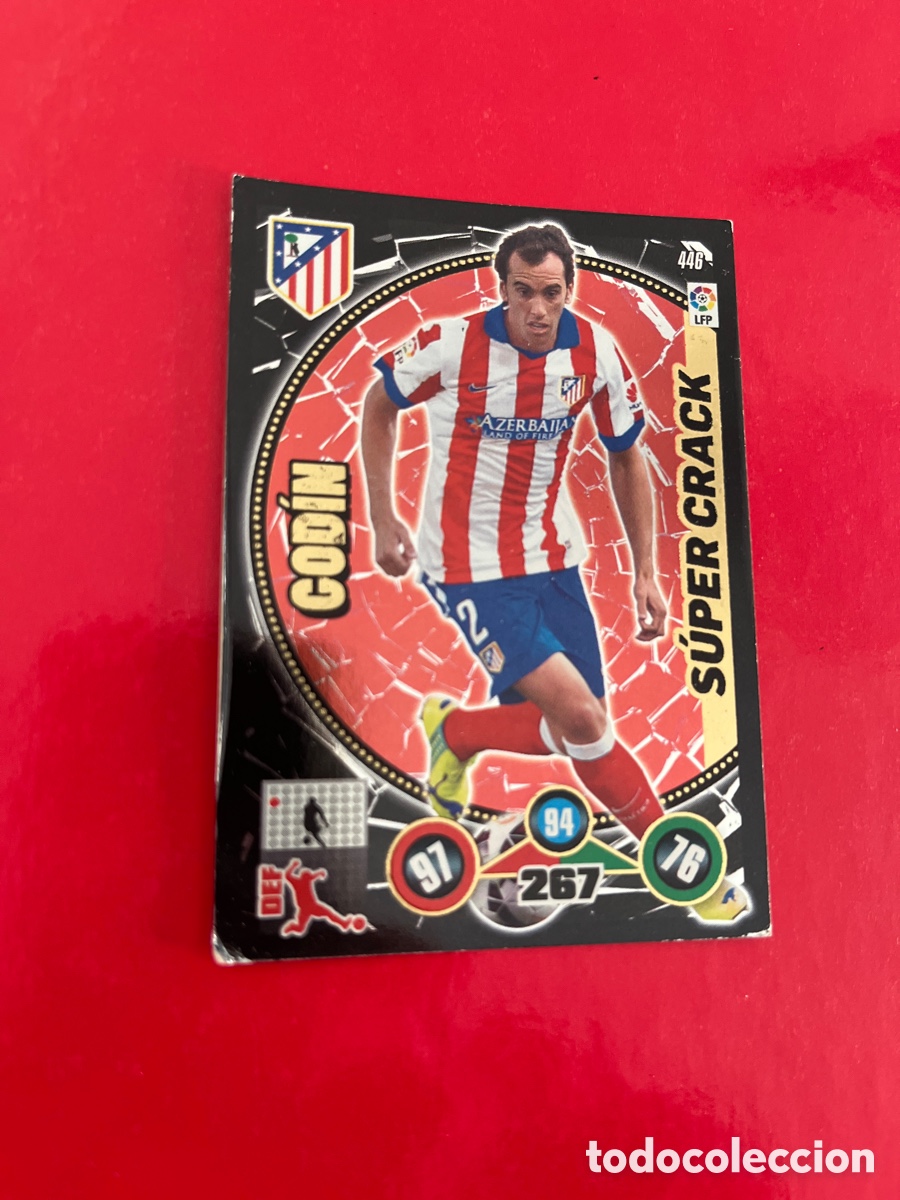 Cromos de F&uacute;tbol: GODIN N&ordm;446 ATLETICO DE MADRID SUPERCRACK ADRENALYN 2014 2015 PANINI XL 14 15 CARD FUTBOL CROMO