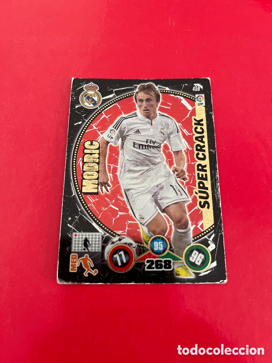 Figurine di Calcio: MODRIC N&ordm;458 REAL MADRID SUPERCRACK ADRENALYN 2014 2015 PANINI XL 14 15 CARD FUTBOL VER FOTOS