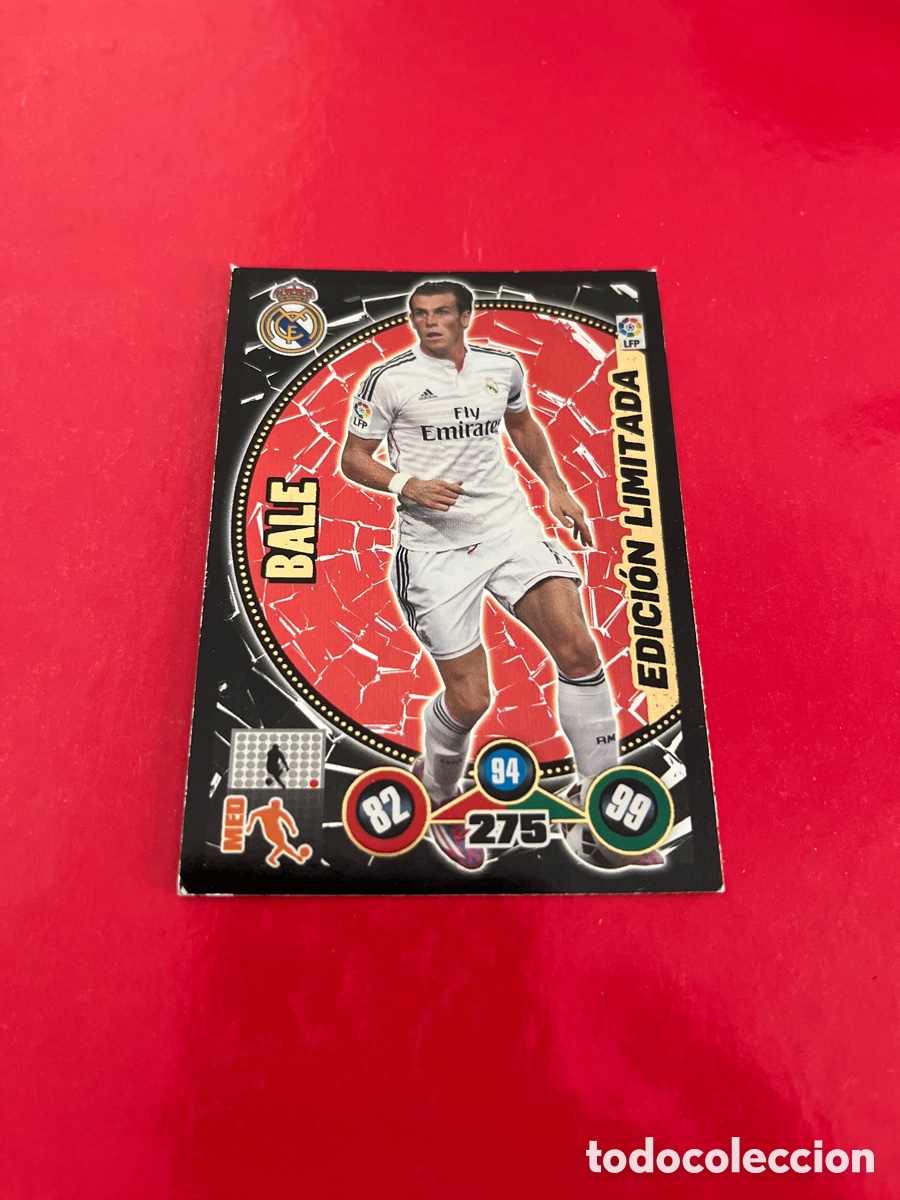 Cromos de F&uacute;tbol: BALE REAL MADRID EDICION LIMITADA ADRENALYN 2014 2015 PANINI XL 14 15 CARD FUTBOL CROMO