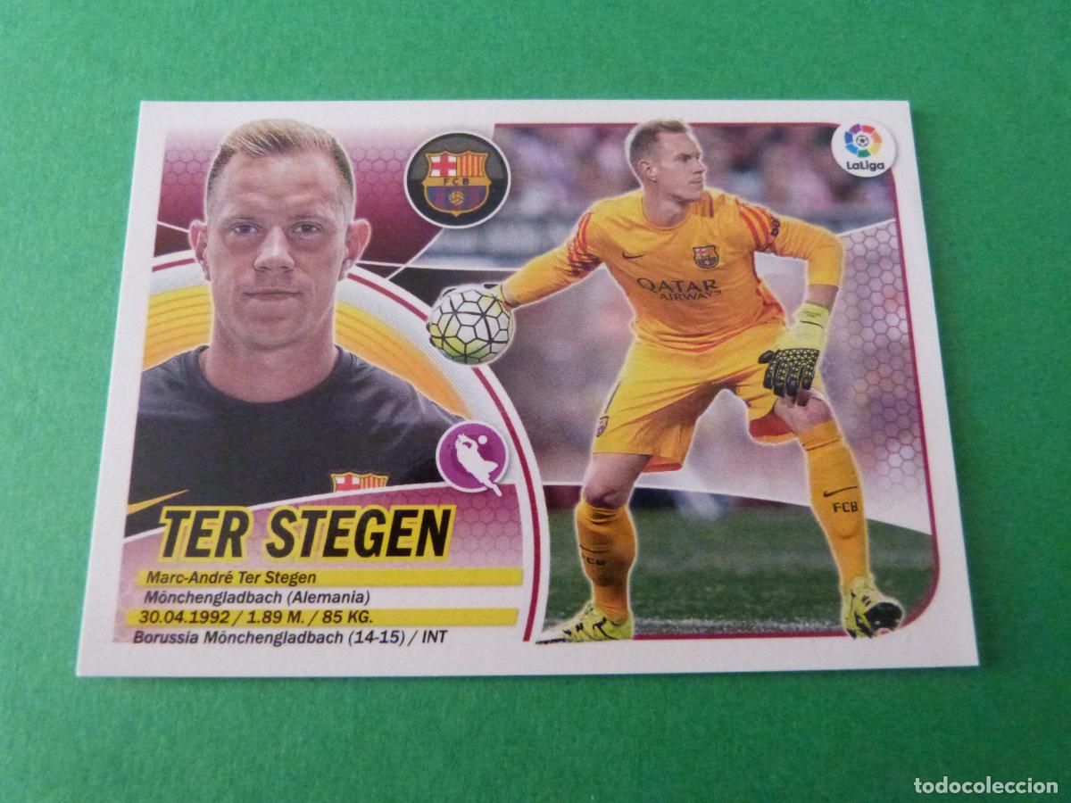 Cromos de F&uacute;tbol: CROMO FUTBOL TER STEGEN F.C. BARCELONA SIN PEGAR N&ordm; 2 LIGA ESTE 2016-2017/16-17 PANINI