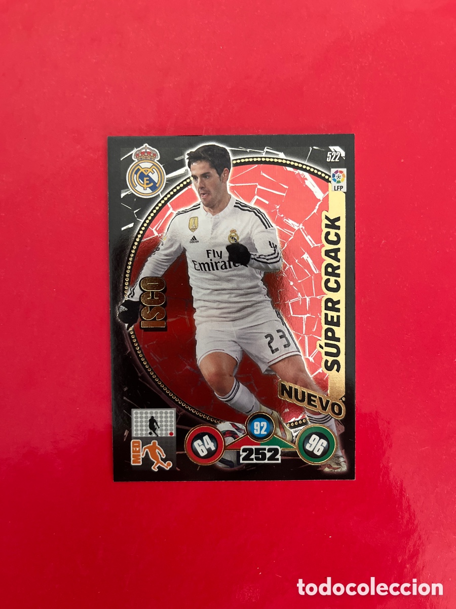 Cromos de F&uacute;tbol: ISCO REAL MADRID 522 NUEVO SUPERCRACK ADRENALYN 2014 2015 PANINI XL 14 15 CARD FUTBOL CROMO