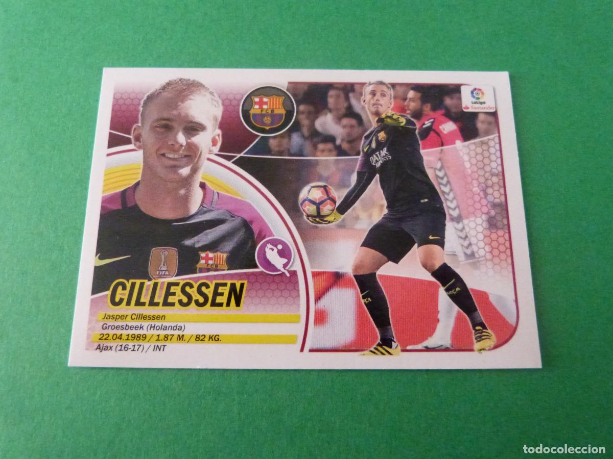 Cromos de F&uacute;tbol: CROMO FUTBOL CILLESSEEN F.C. BARCELONA COLOCA SIN PEGAR N&ordm; 1 BIS LIGA ESTE 2016-2017/16-17 PANINI