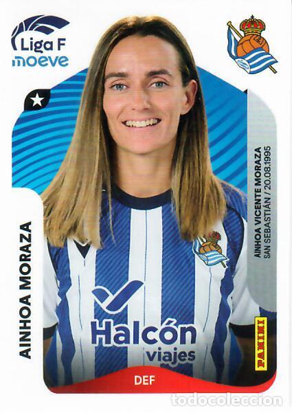 Fu&szlig;ball-Sticker: CROMO PANINI LIGA FEMENINA F 2025-26 (25 - 26) - N&ordm; 290 - AINHOA MORAZA - REAL SOCIEDAD