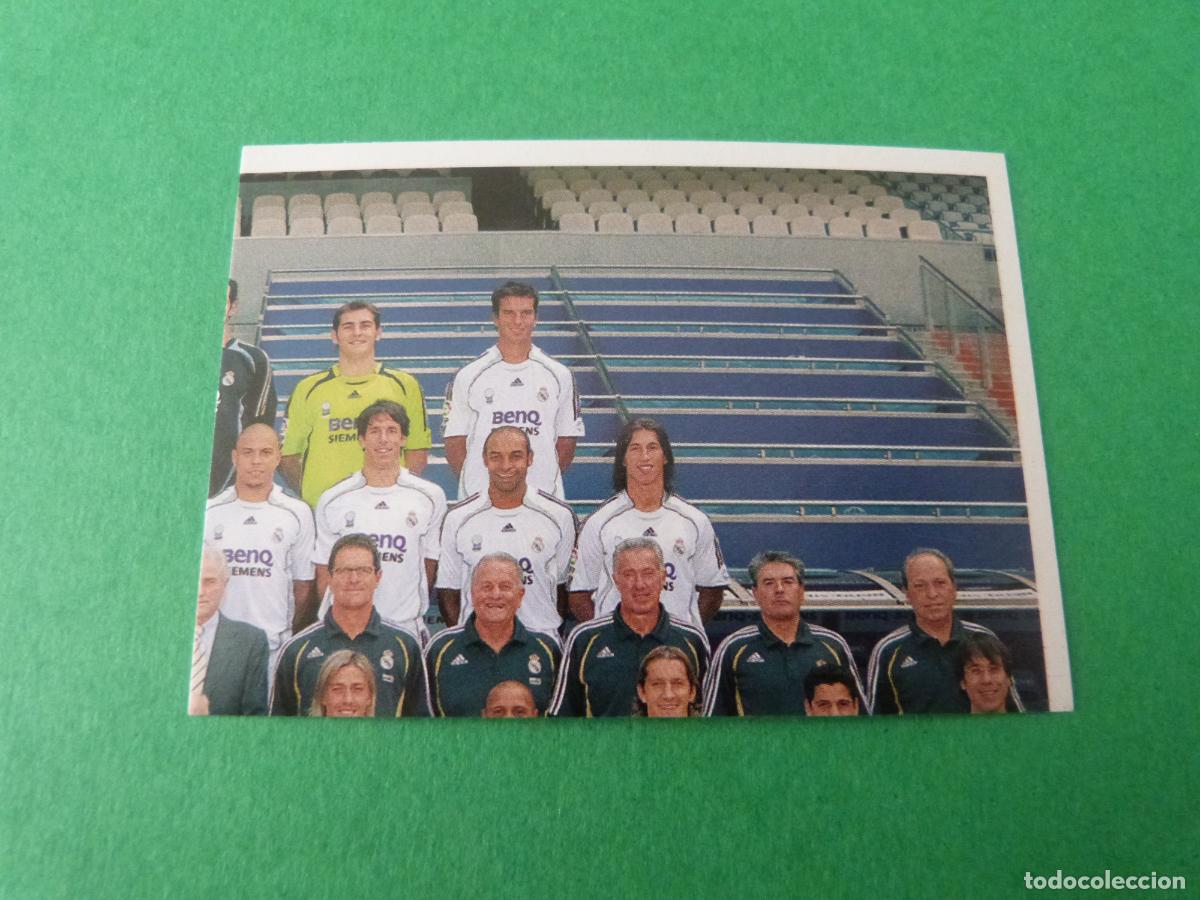 Cromos de Futebol: CROMO FUTBOL PLANTILLA REAL MADRID C.F. SIN PEGAR N&ordm; 3 ALBUM REAL MADRID C.F. 2006-2007/06-07 PANINI
