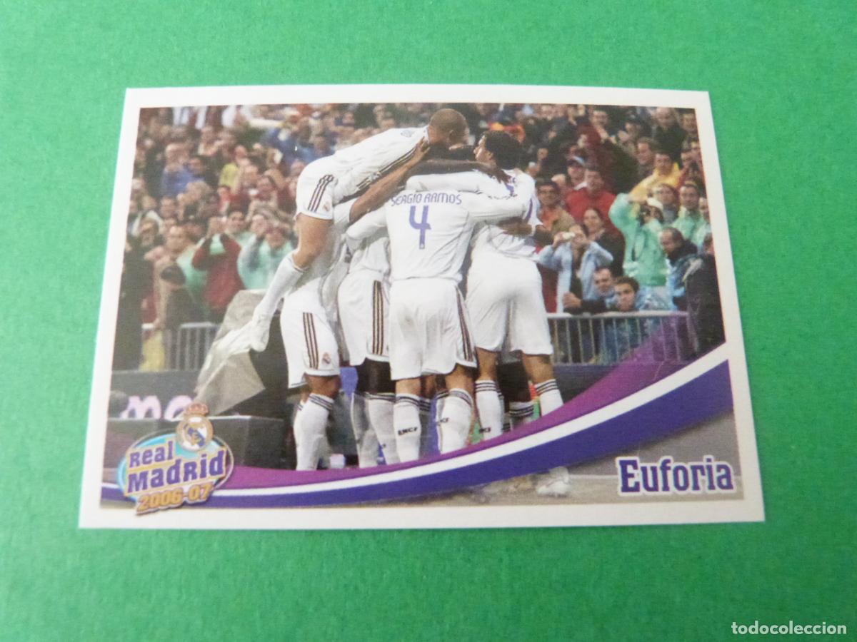 Football Stickers: CROMO FUTBOL EUFORIA REAL MADRID C.F. SIN PEGAR N&ordm; 10 ALBUM REAL MADRID C.F. 2006-2007/06-07 PANINI