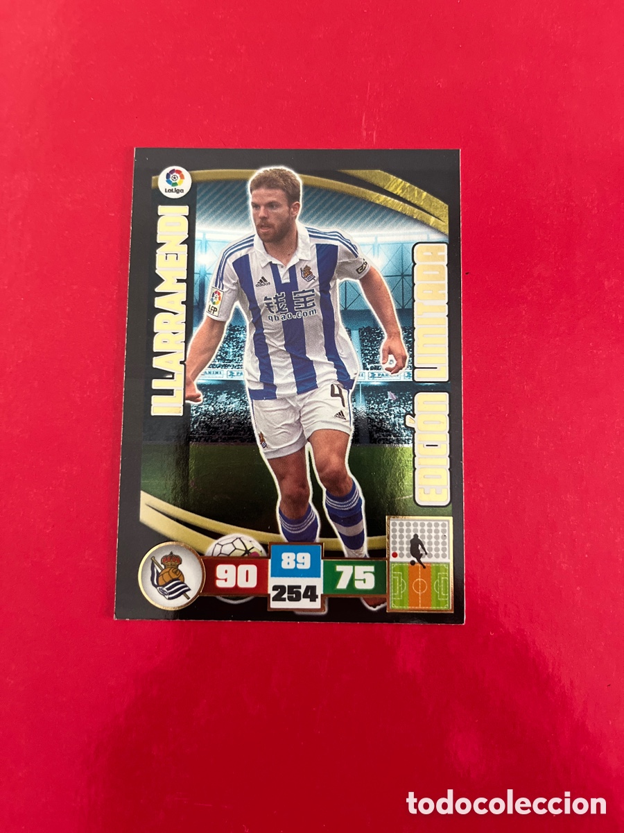 Cromos de F&uacute;tbol: ILLARRAMENDI REAL SOCIEDAD EDICION LIMITADA ADRENALYN 2015 2016 PANINI XL 15 16 CARD FUTBOL CROMO