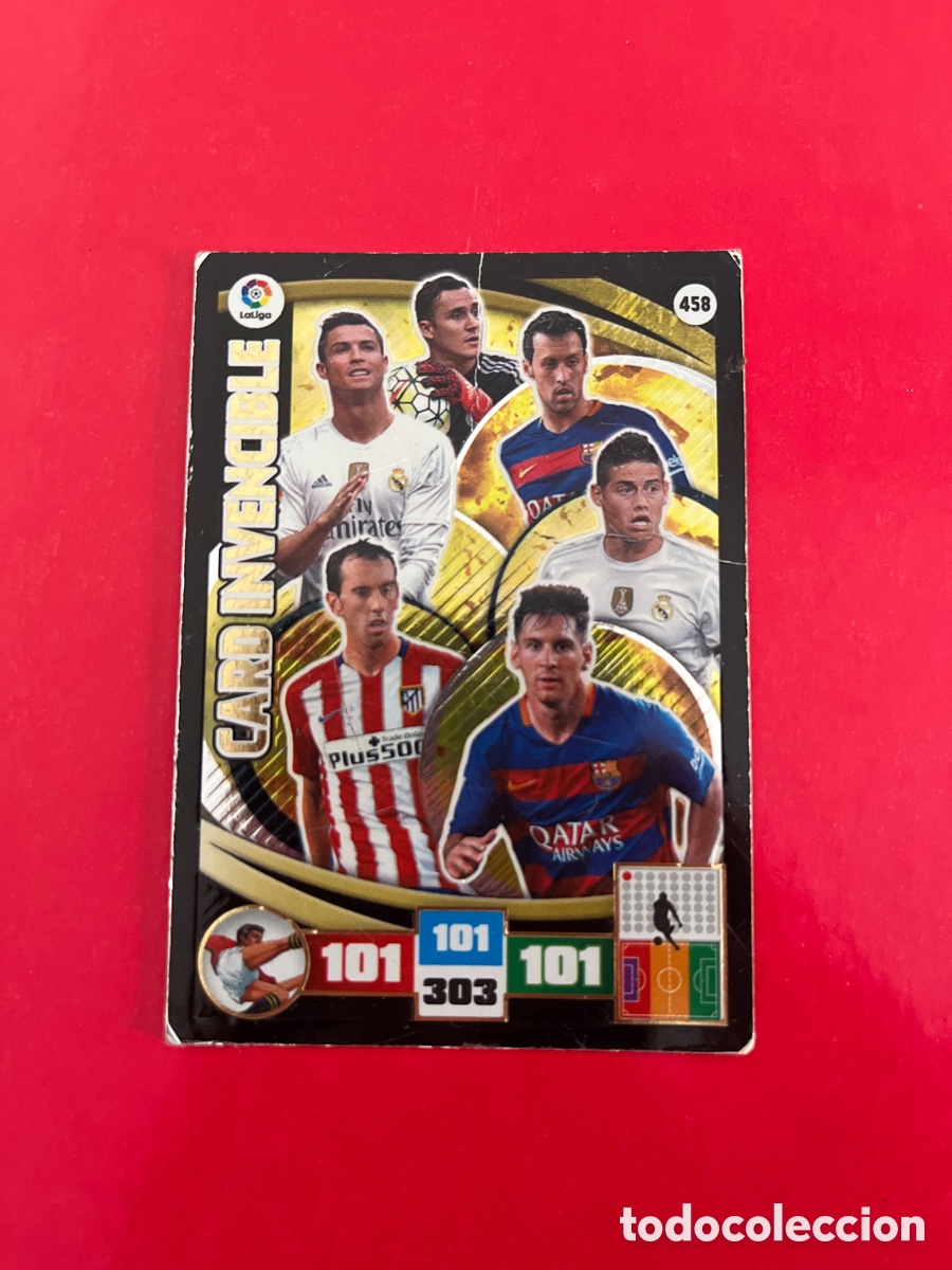 Cromos de F&uacute;tbol: CARD INVENCIBLE N&ordm;458 ADRENALYN 2015 2016 PANINI XL 15 16 CARD FUTBOL CROMO VER FOTOS