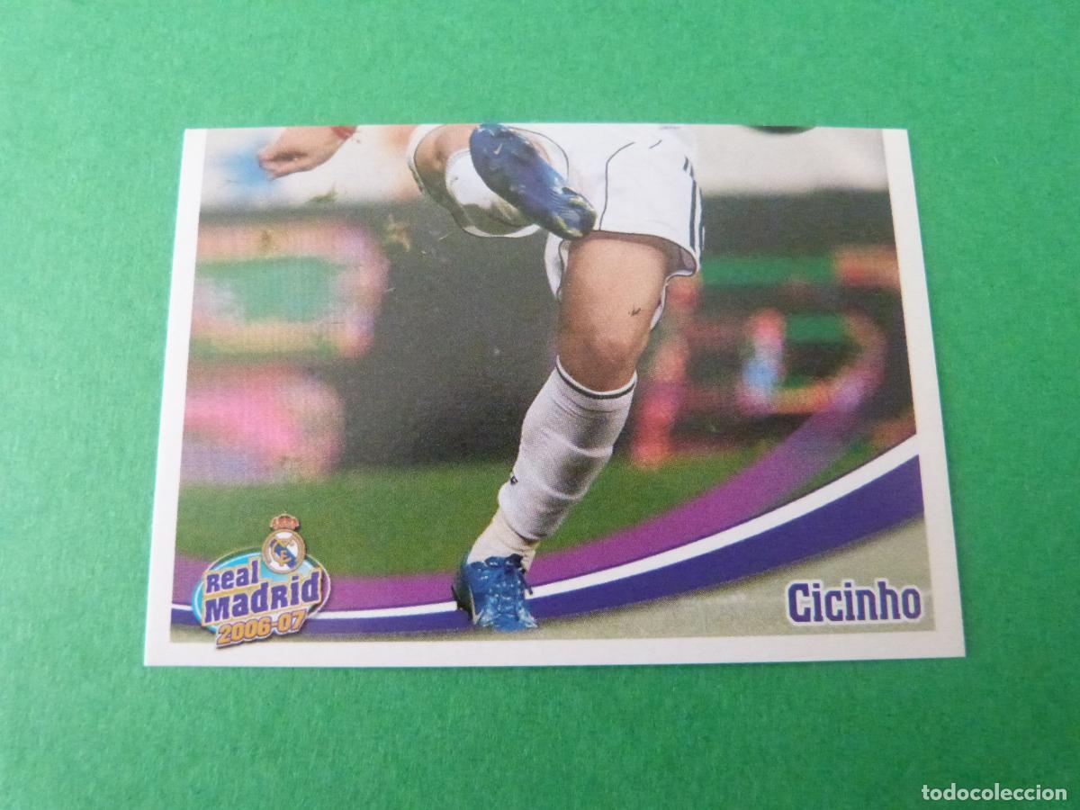 Cromos de F&uacute;tbol: CROMO FUTBOL CICINHO REAL MADRID C.F. SIN PEGAR N&ordm; 39 ALBUM REAL MADRID C.F. 2006-2007/06-07 PANINI