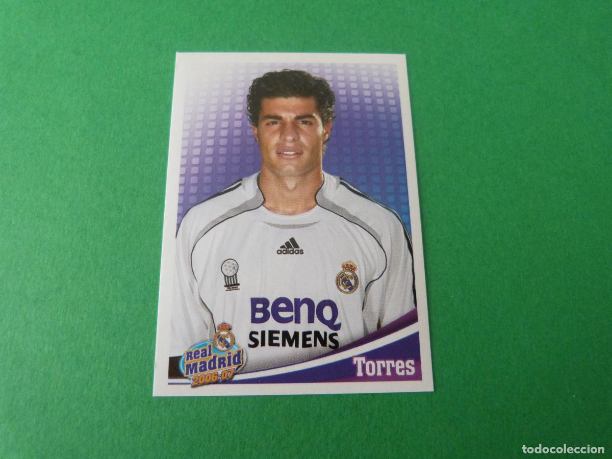 Cromos de F&uacute;tbol: CROMO FUTBOL TORRES REAL MADRID C.F. SIN PEGAR N&ordm; 43 ALBUM REAL MADRID C.F. 2006-2007/06-07 PANINI
