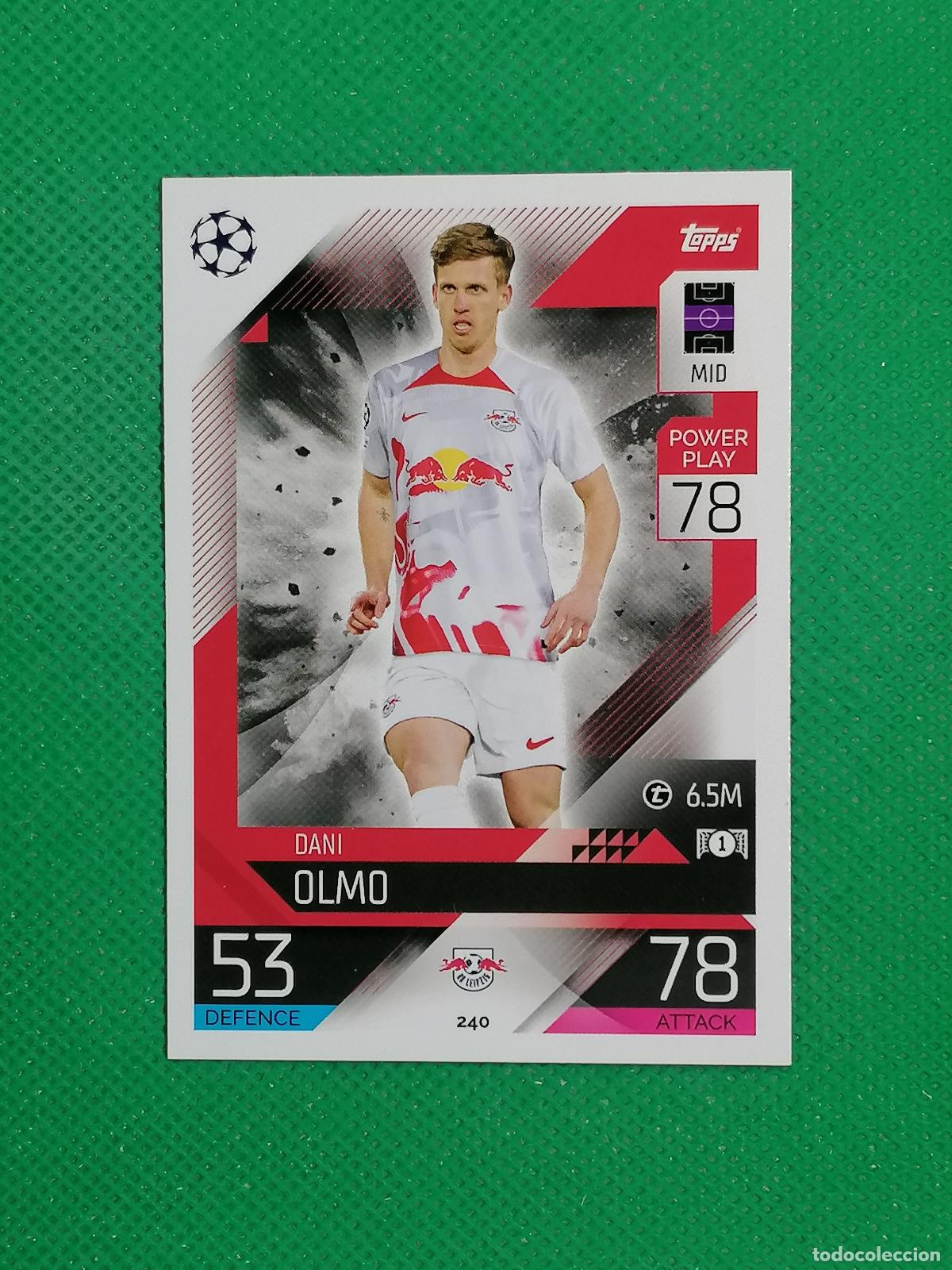 Cromos de F&uacute;tbol: 240 DANI OLMO LEIPZIG ⚽ TOPPS MATCH ATTAX CHAMPIONS 2022 2023 22 23 ⚽