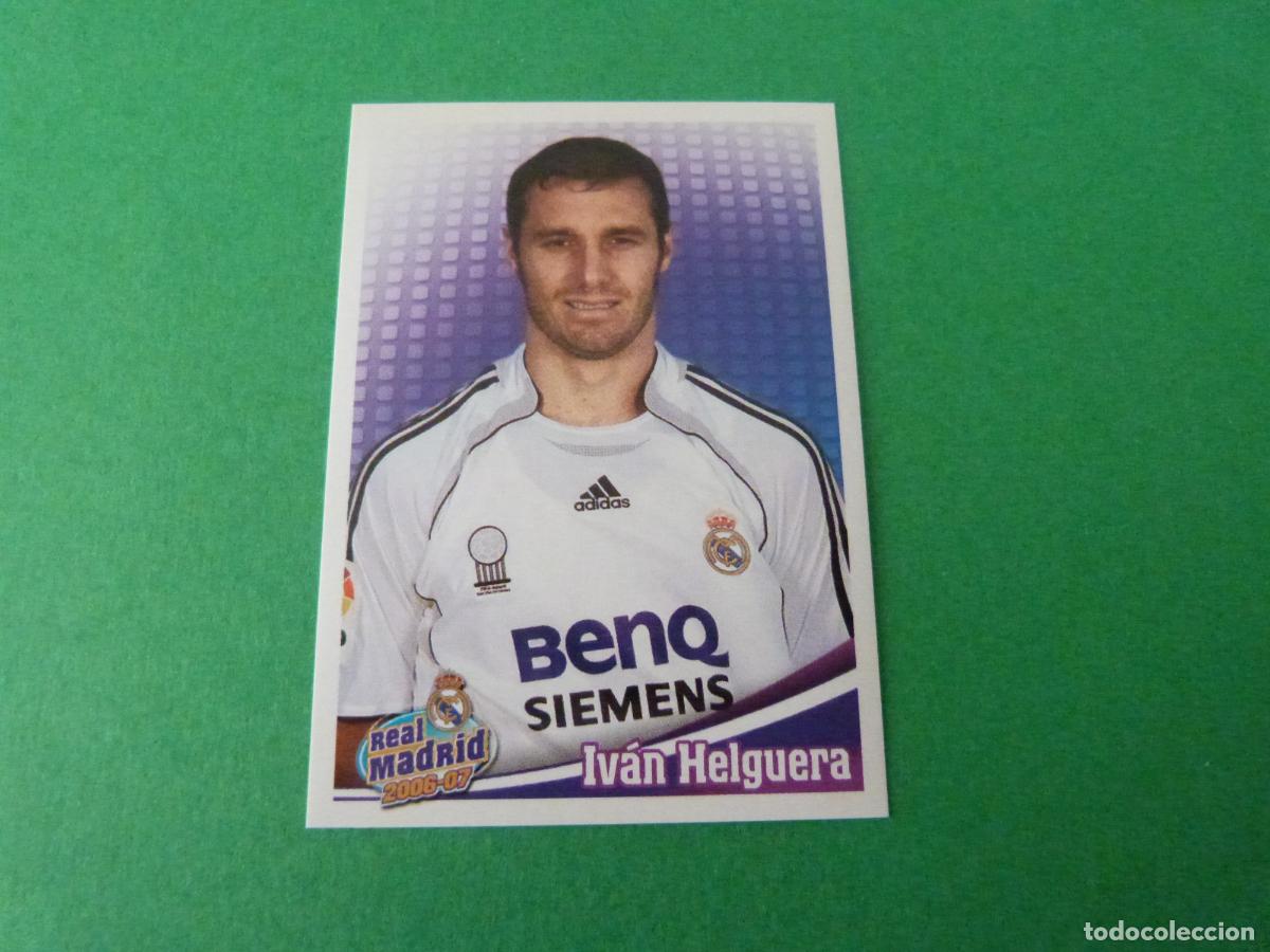 Cromos de F&uacute;tbol: CROMO FUTBOL HELGUERA REAL MADRID C.F. SIN PEGAR N&ordm; 55 ALBUM REAL MADRID C.F. 2006-2007/06-07 PANINI