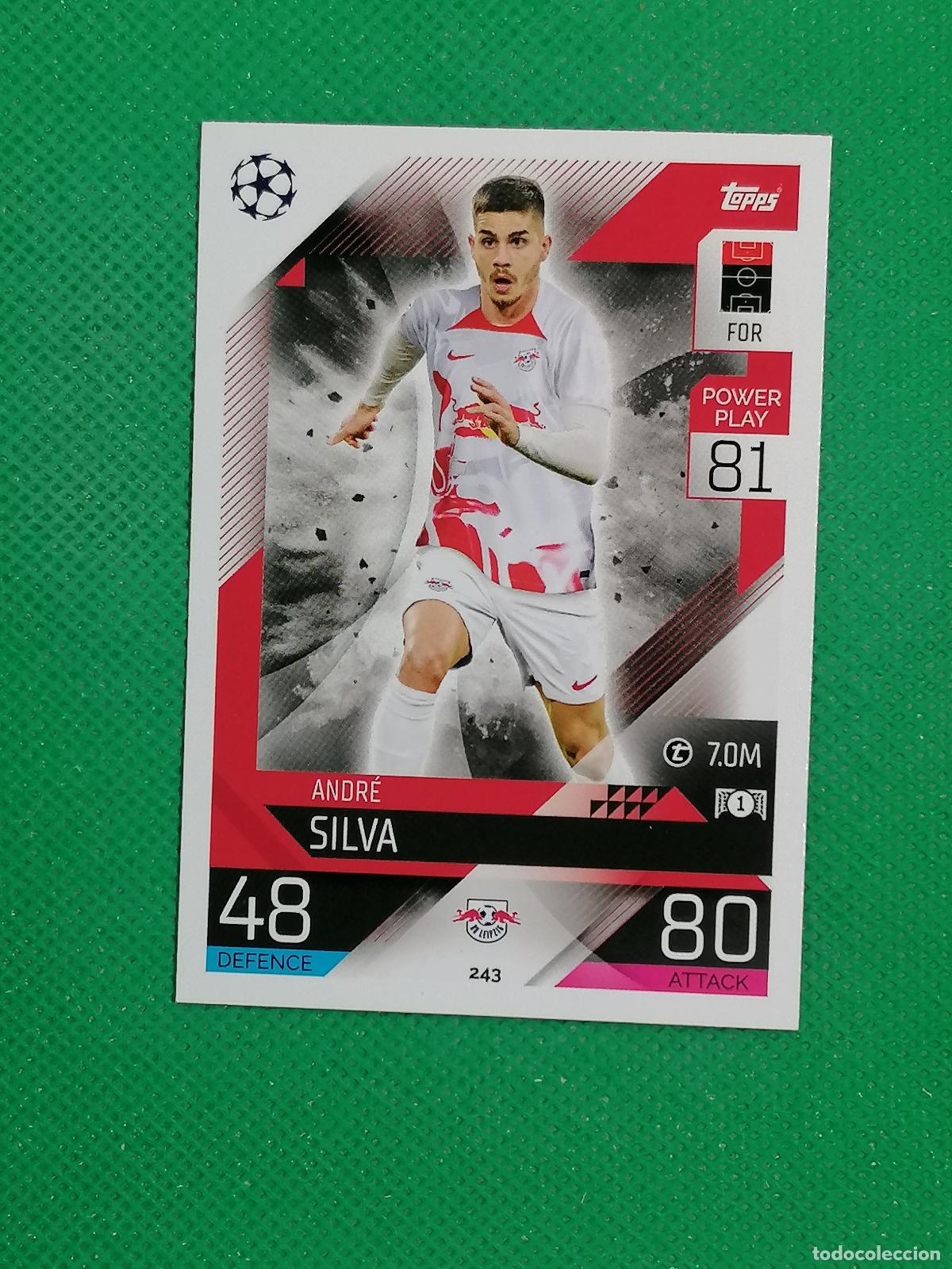 Cromos de F&uacute;tbol: 243 ANDRE SILVA LEIPZIG ⚽ TOPPS MATCH ATTAX CHAMPIONS 2022 2023 22 23 ⚽