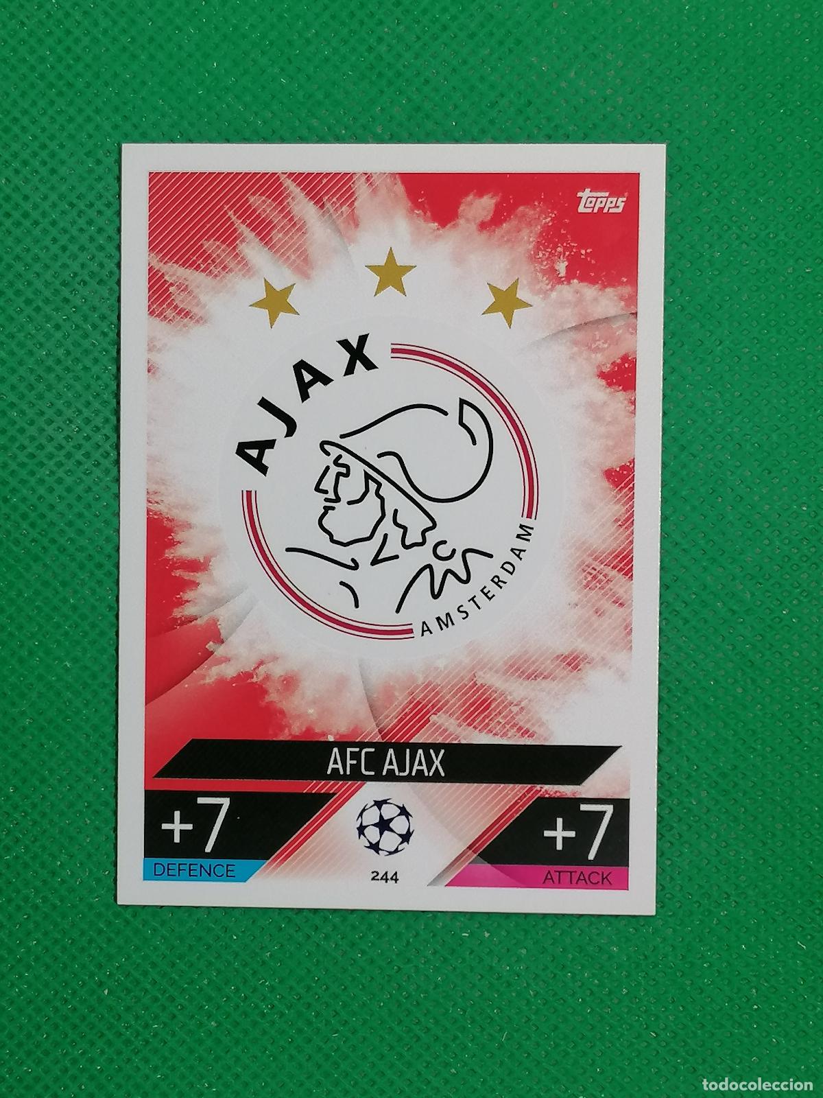 Cromos de F&uacute;tbol: 244 ESCUDO AJAX ⚽ TOPPS MATCH ATTAX CHAMPIONS 2022 2023 22 23 ⚽