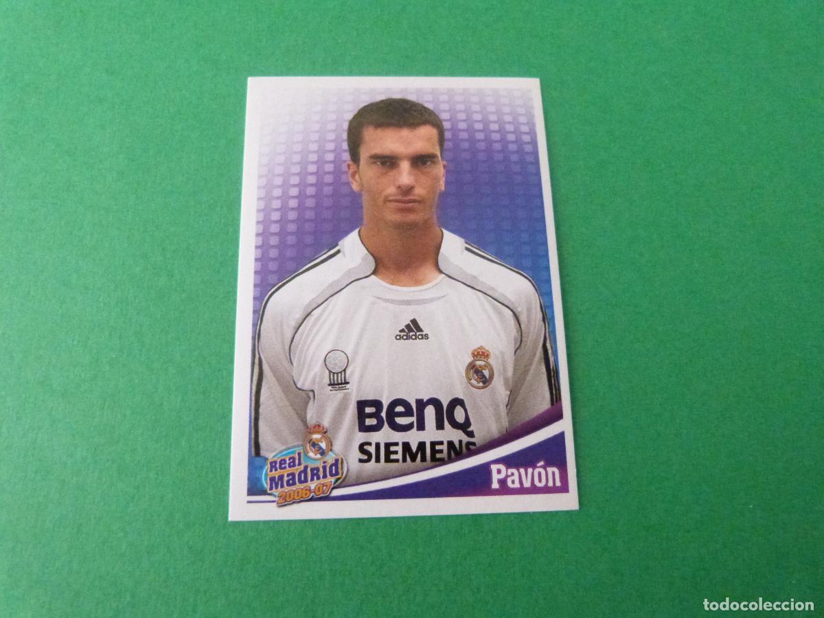 Fu&szlig;ball-Sticker: CROMO FUTBOL PAVON REAL MADRID C.F. SIN PEGAR N&ordm; 67 ALBUM REAL MADRID C.F. 2006-2007/06-07 PANINI