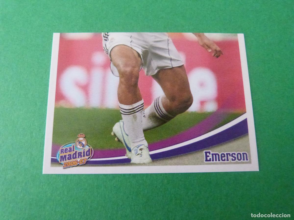 Cromos de F&uacute;tbol: CROMO FUTBOL EMERSON REAL MADRID C.F. SIN PEGAR N&ordm; 87 ALBUM REAL MADRID C.F. 2006-2007/06-07 PANINI