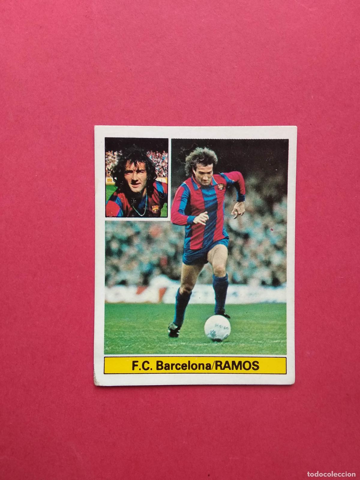 Cromos de F&uacute;tbol: EDICIONES ESTE LIGA 81 82 1981 1982 CROMO NUNCA PEGADO BARCELONA , RAMOS