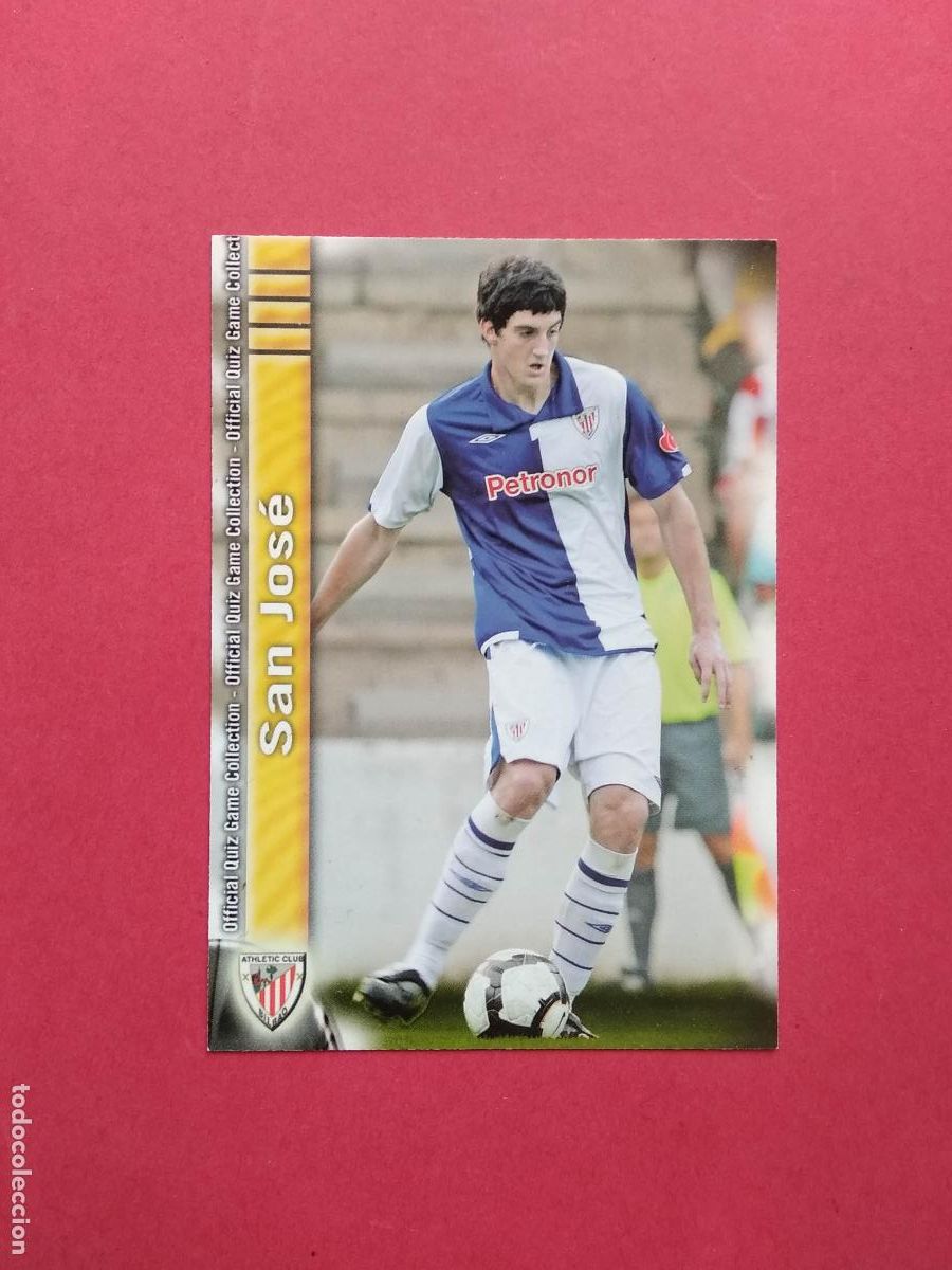 Cromos de F&uacute;tbol: MUNDICROMO QUIZ GAME LIGA 09 10 2009 2010 CROMO ULTIMA HORA N&ordm; 695 SAN JOSE ATHLETIC DE BILBAO