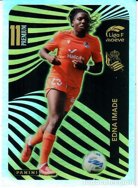 Cromos de F&uacute;tbol: CROMO PANINI LIGA FEMENINA F 2025-26 (25 - 26) - PREMIUM - EDNA IMADE - R. SOCIEDAD