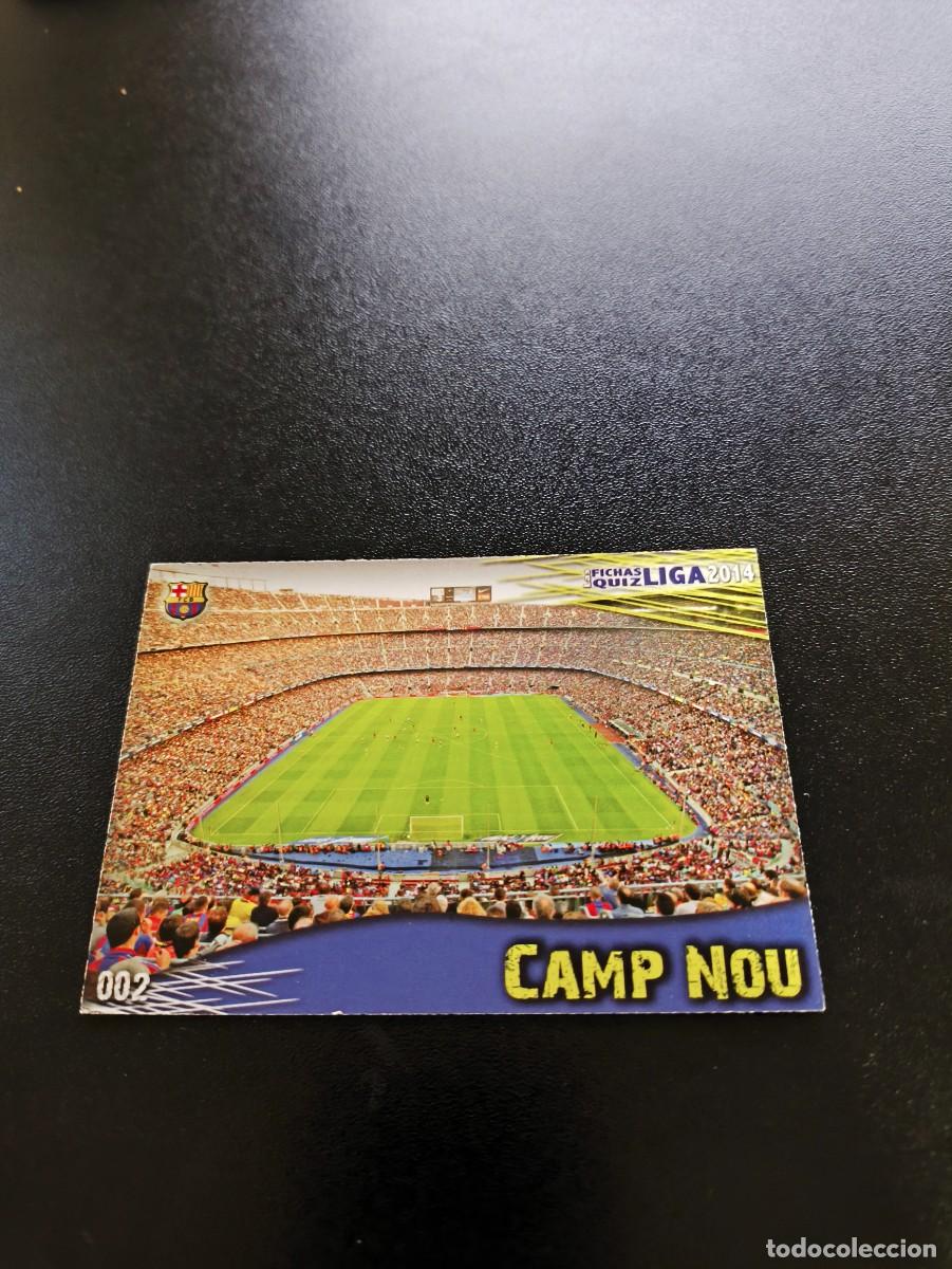 Cromos de F&uacute;tbol: 2 ESTADIO CAMP NOU VERSION MATE MUNDICROMO LIGA 2013 2014 13 14 NO PANINI ESTE