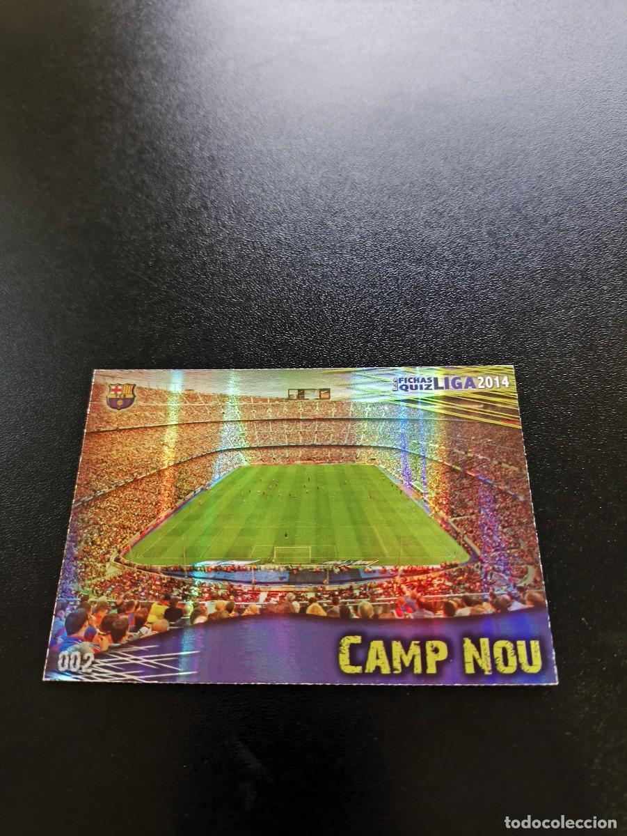 Cromos de F&uacute;tbol: 2 ESTADIO CAMP NOU VERSION RAYAS MUNDICROMO LIGA 2013 2014 13 14 NO PANINI ESTE