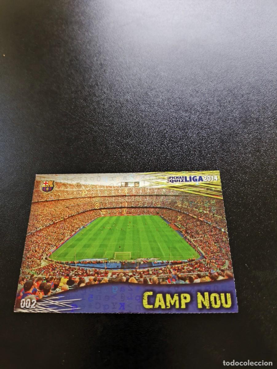 Cromos de F&uacute;tbol: 2 ESTADIO CAMP NOU VERSION LETRAS MUNDICROMO LIGA 2013 2014 13 14 NO PANINI ESTE
