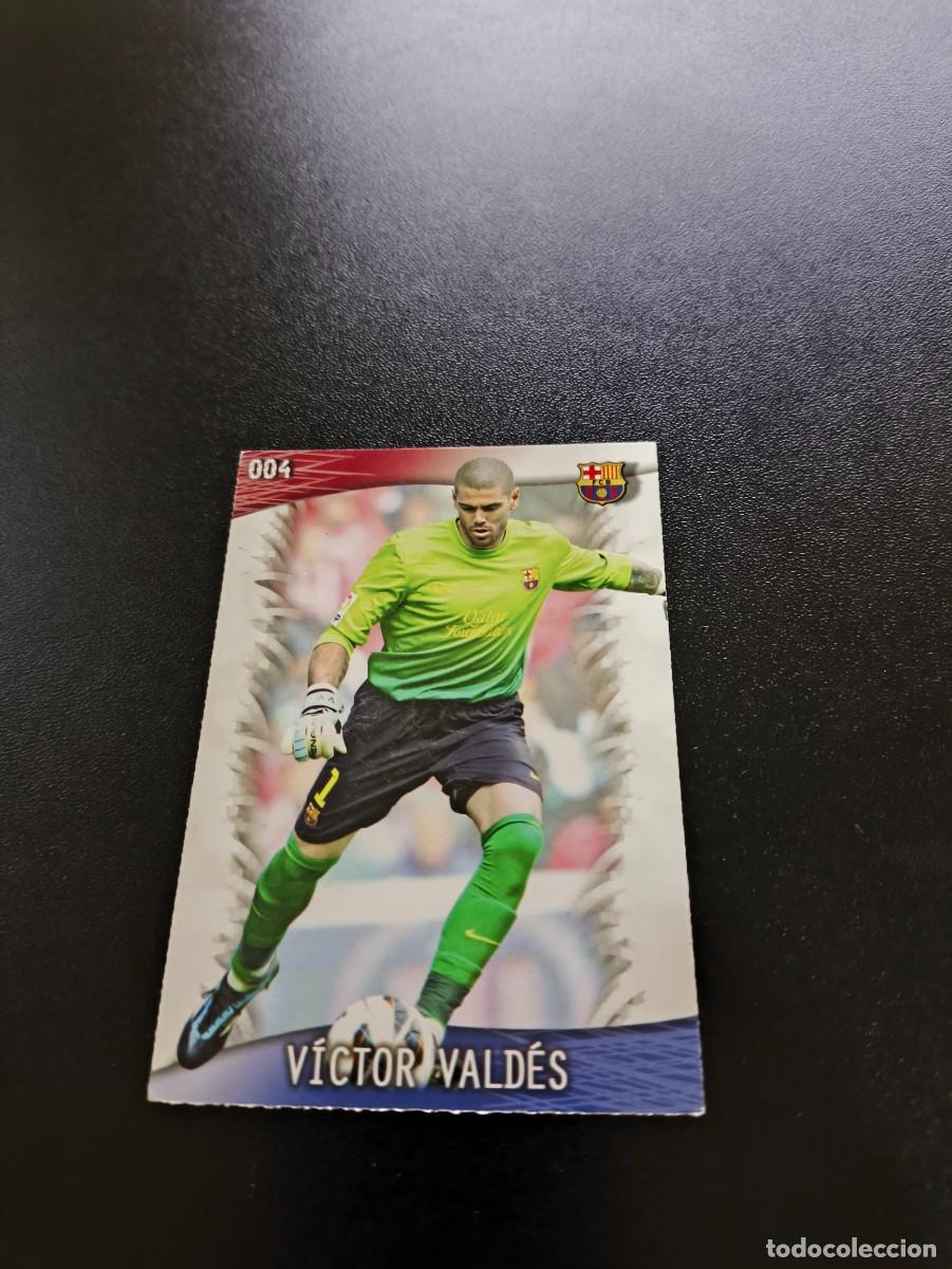 Cromos de F&uacute;tbol: 4 VICTOR VALDES BARCELONA MUNDICROMO LIGA 2013 2014 13 14 NO PANINI ESTE