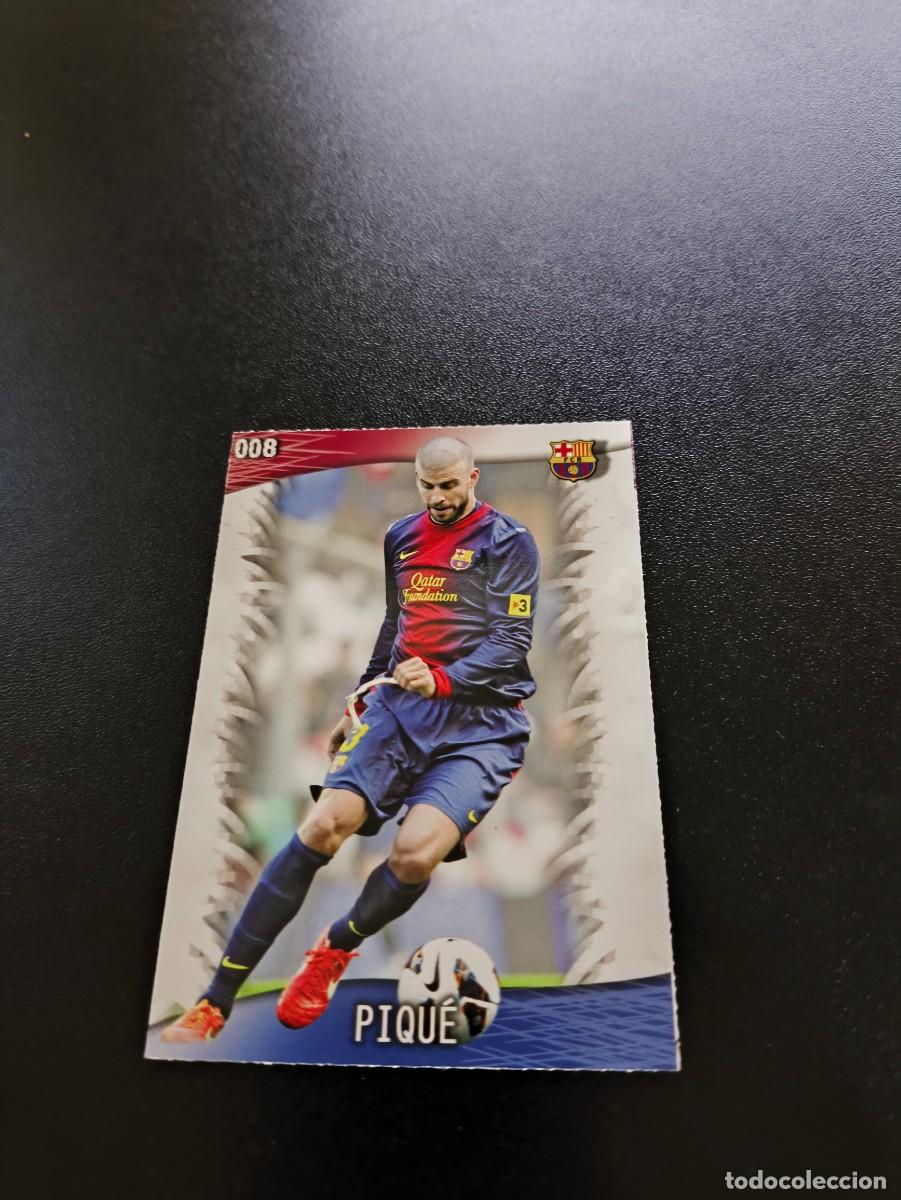 Cromos de F&uacute;tbol: 8 GERARD PIQUE BARCELONA MUNDICROMO LIGA 2013 2014 13 14 NO PANINI ESTE