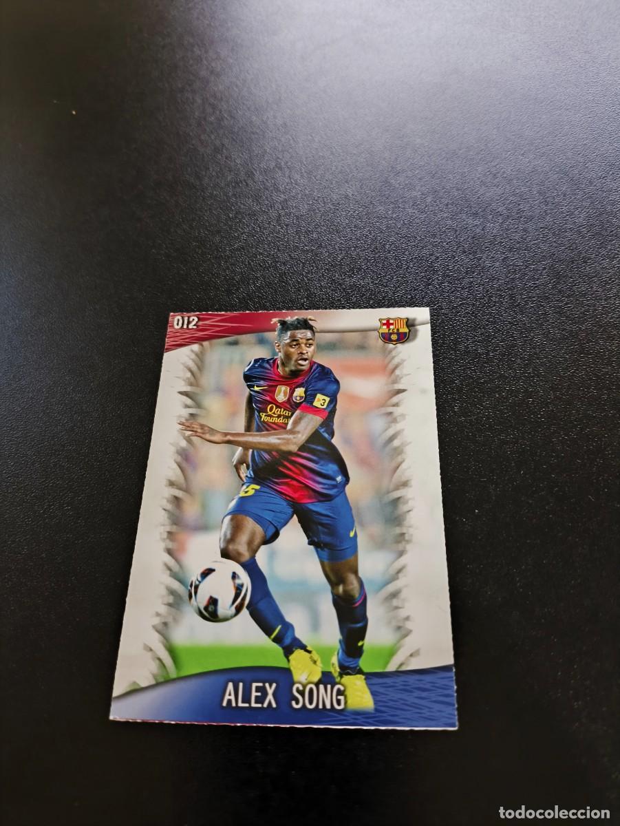 Fu&szlig;ball-Sticker: 12 ALEX SONG BARCELONA MUNDICROMO LIGA 2013 2014 13 14 NO PANINI ESTE