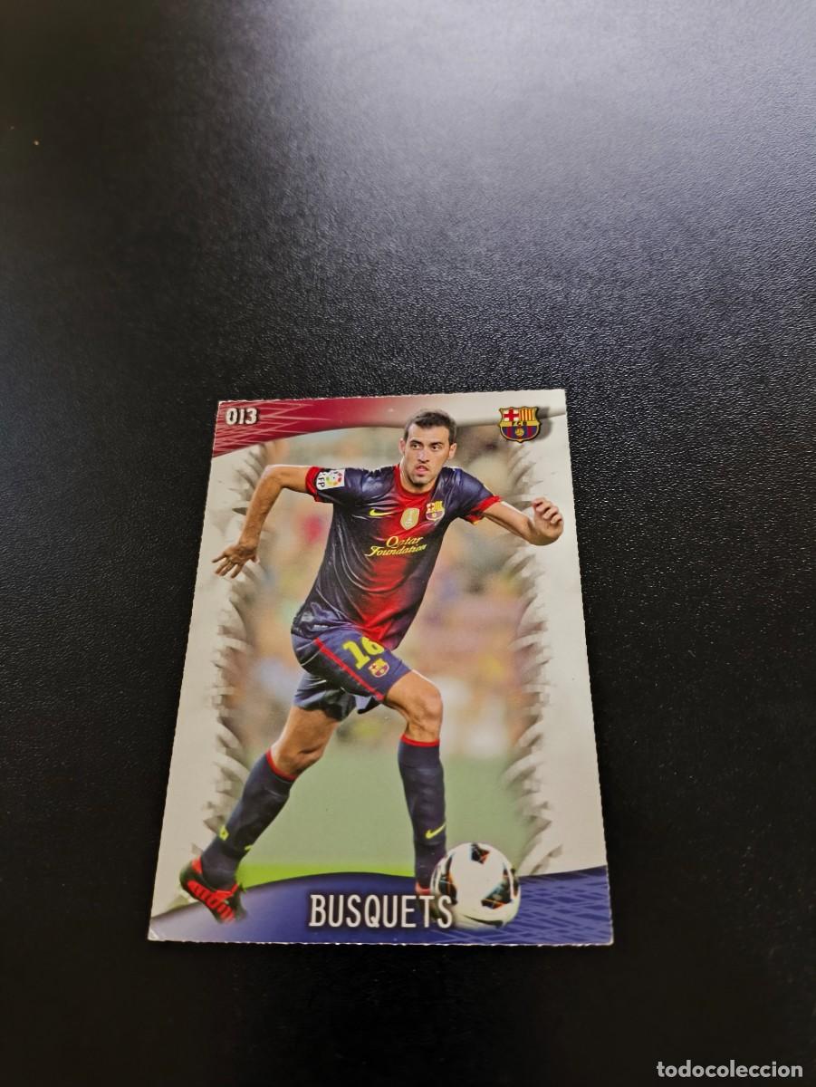 Fu&szlig;ball-Sticker: 13 SERGIO BUSQUETS BARCELONA MUNDICROMO LIGA 2013 2014 13 14 NO PANINI ESTE