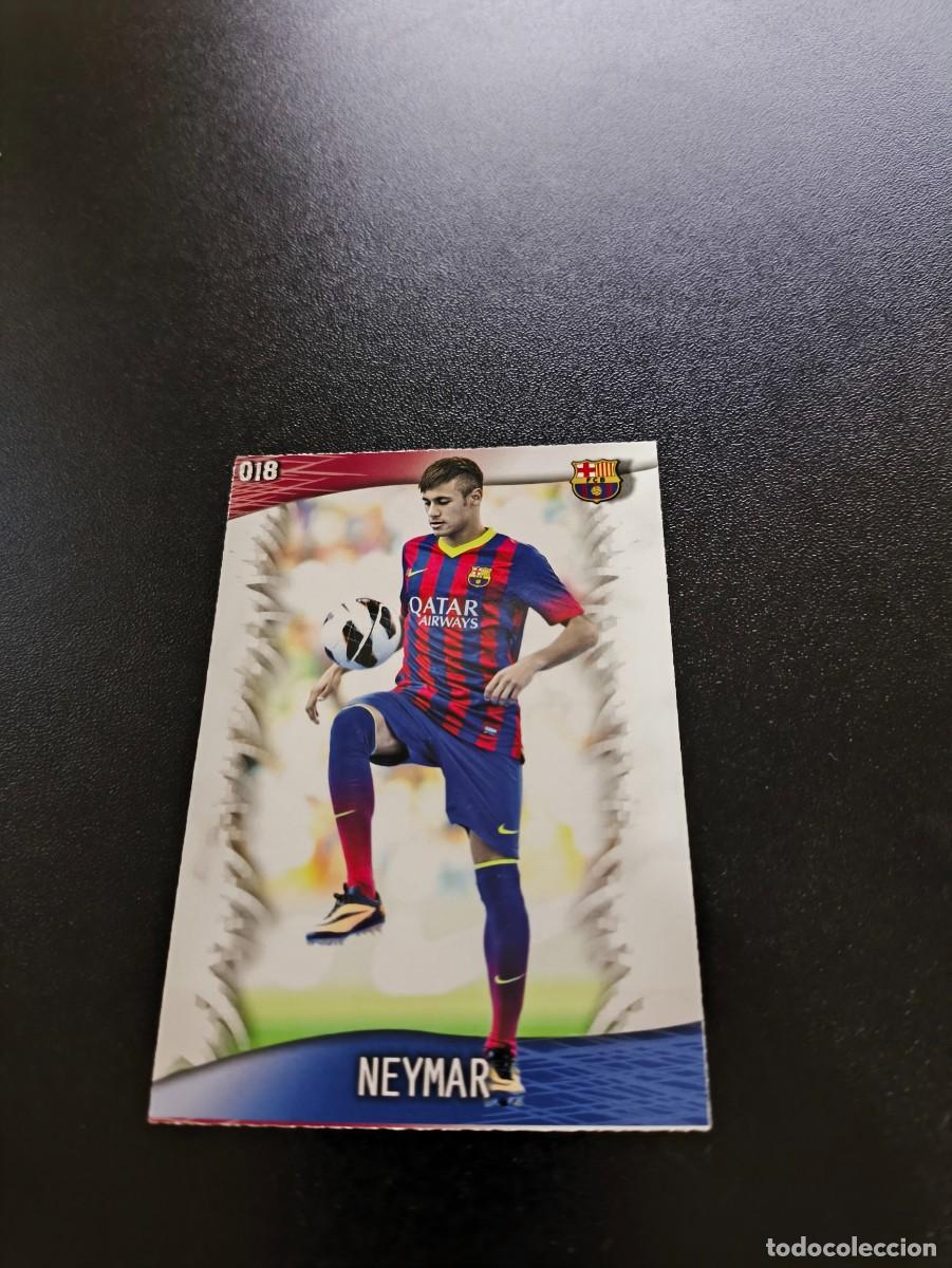 Cromos de F&uacute;tbol: 18 NEYMAR JR ROOKIE CARD BARCELONA MUNDICROMO LIGA 2013 2014 13 14 NO PANINI ESTE