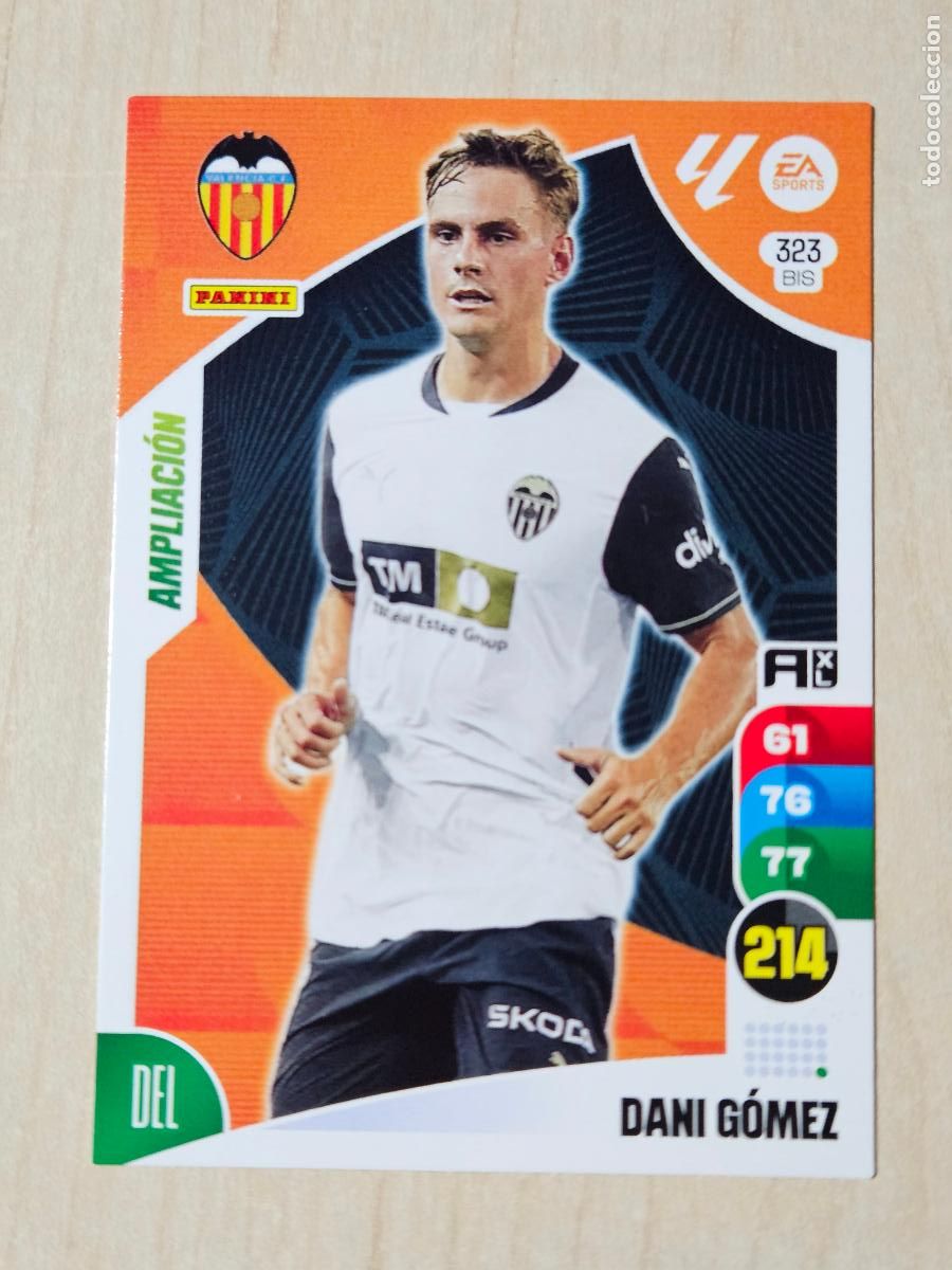 Cromos de F&uacute;tbol: FICHA N&ordm; BIS 323 DANI GOMEZ - ADRENALYN 24 25 - PANINI 2024 - 25 - CROMO - AMPLIACION