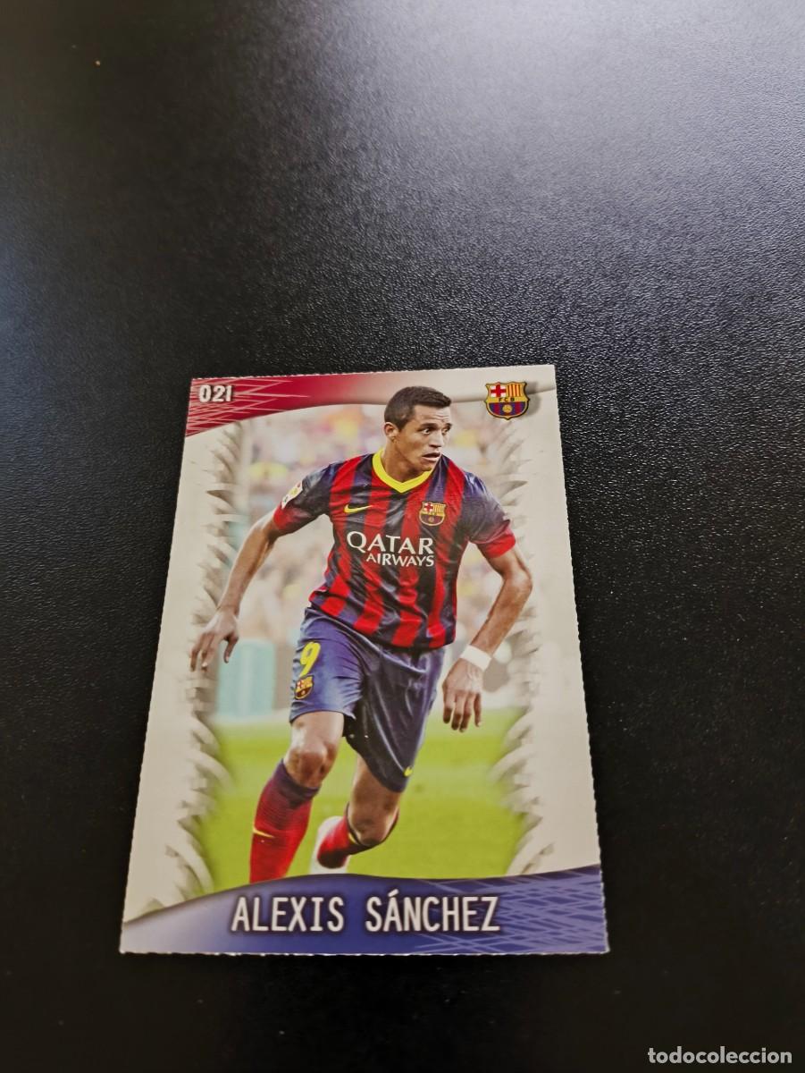 Cromos de F&uacute;tbol: 21 ALEXIS SANCHEZ BARCELONA MUNDICROMO LIGA 2013 2014 13 14 NO PANINI ESTE