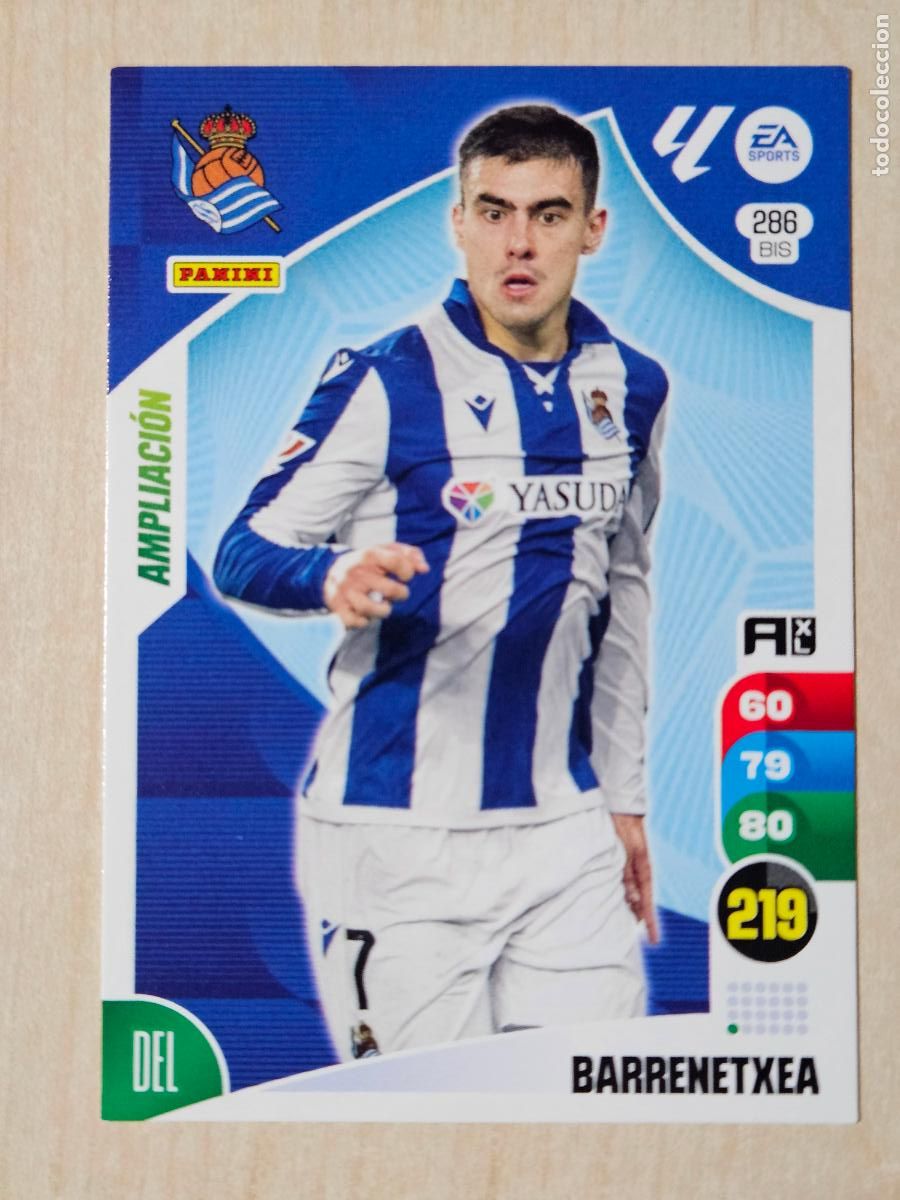Figurine di Calcio: FICHA N&ordm; BIS 286 BARRENETXEA - ADRENALYN 24 25 - PANINI 2024 - 25 - CROMO - AMPLIACION