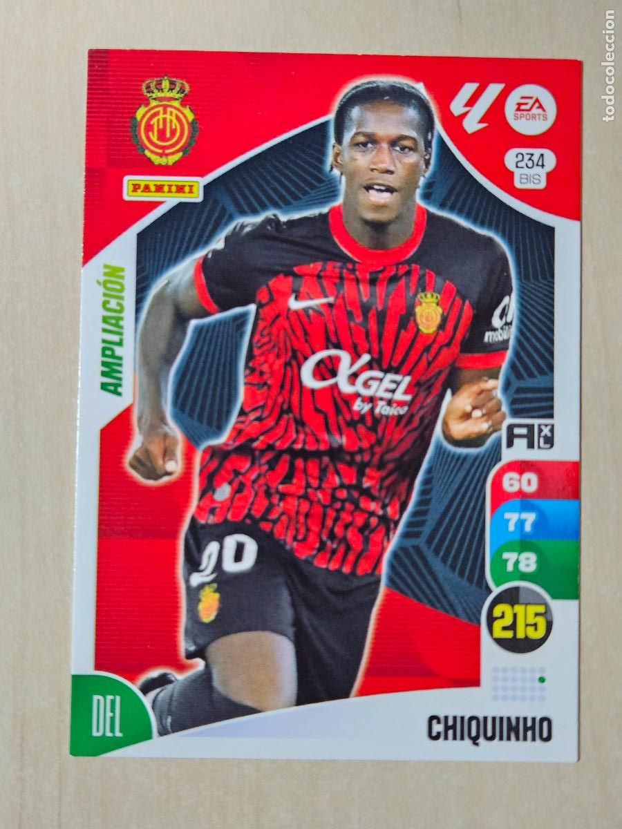 Figurine di Calcio: FICHA N&ordm; BIS 234 CHIQUINHO - ADRENALYN 24 25 - PANINI 2024 - 25 - CROMO - AMPLIACION