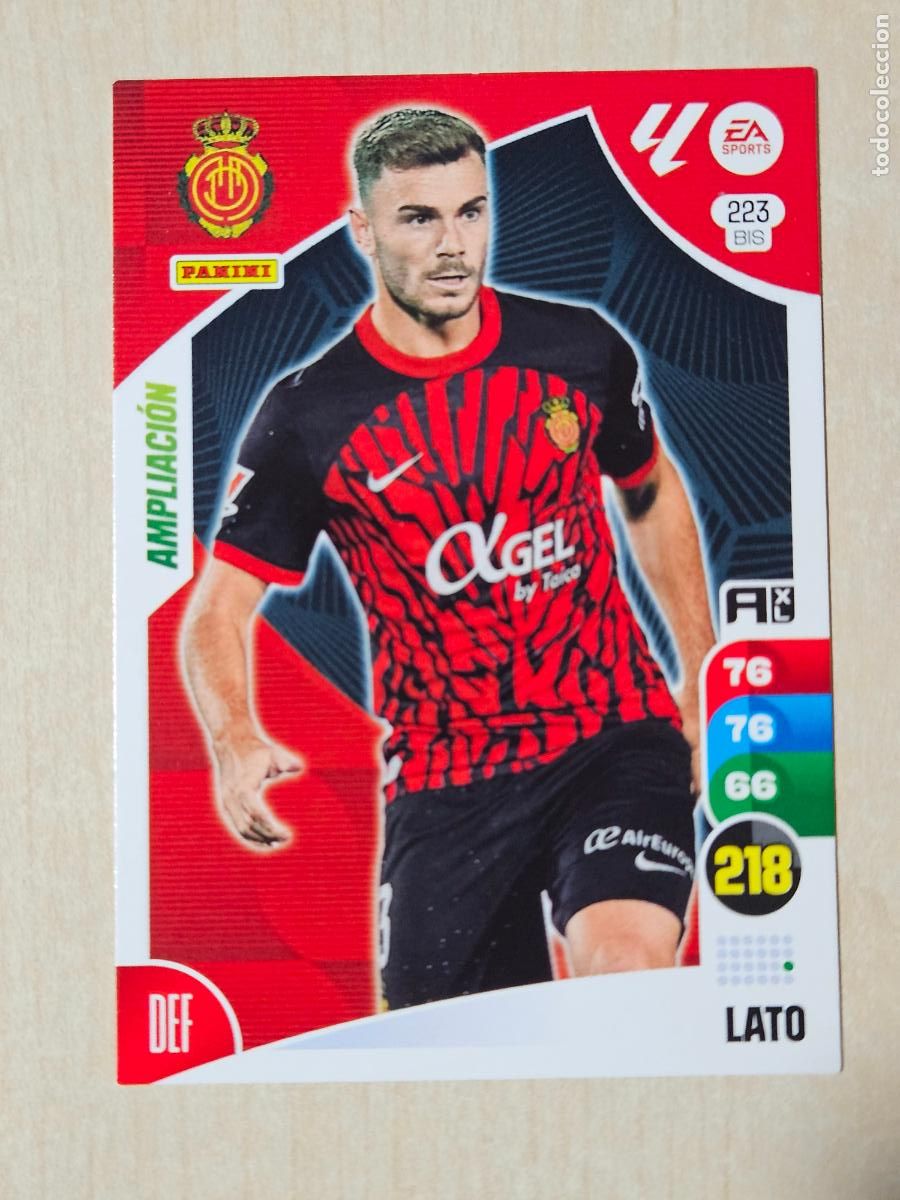 Cromos de F&uacute;tbol: FICHA N&ordm; BIS 223 LATO - ADRENALYN 24 25 - PANINI 2024 - 25 - CROMO - AMPLIACION