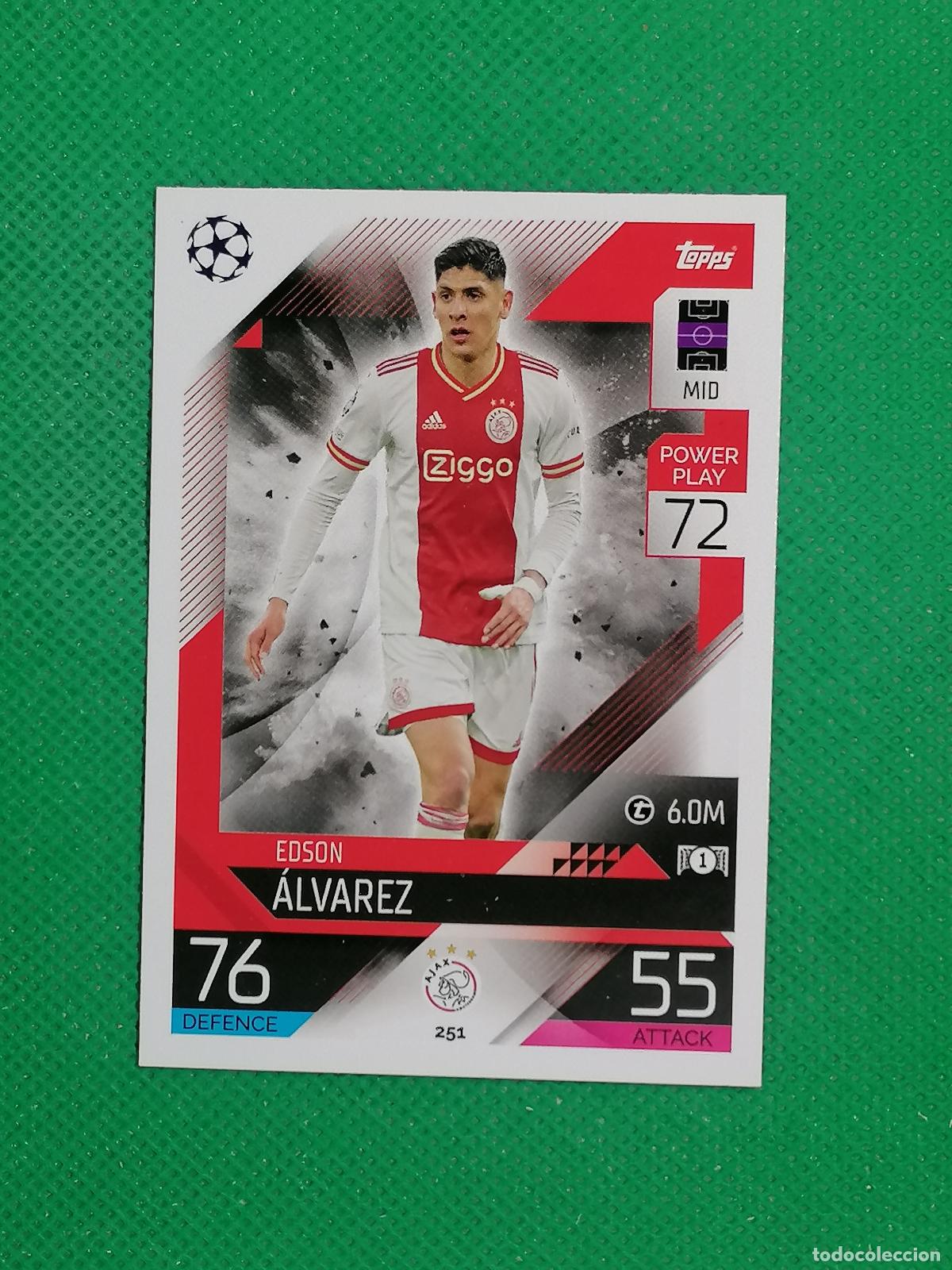 Cromos de F&uacute;tbol: 251 EDSON ALVAREZ AJAX ⚽ TOPPS MATCH ATTAX CHAMPIONS 2022 2023 22 23 ⚽