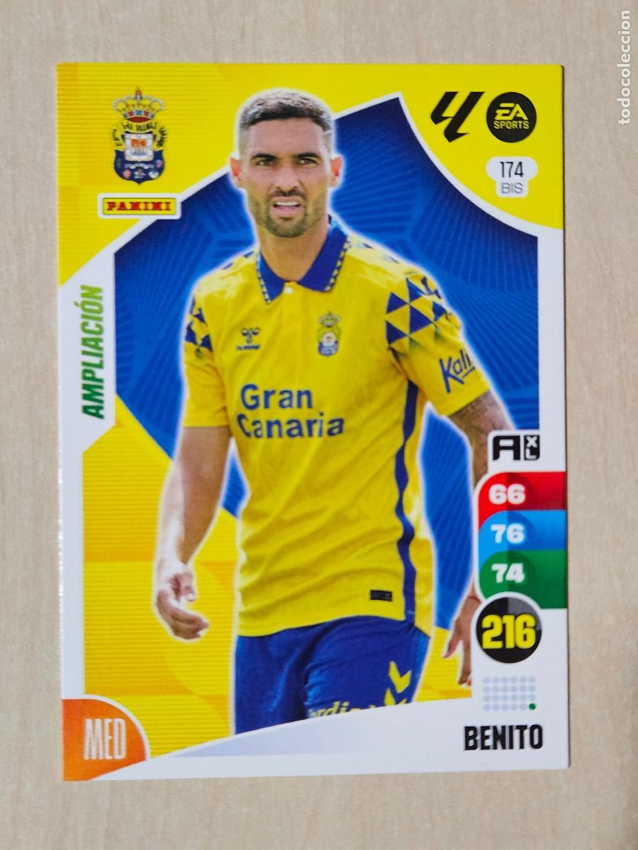 Cromos de F&uacute;tbol: FICHA N&ordm; BIS 174 BENITO - ADRENALYN 24 25 - PANINI 2024 - 25 - CROMO - AMPLIACION