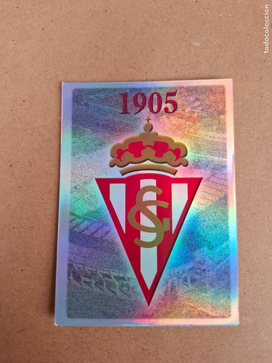 Cromos de F&uacute;tbol: MUNDICROMO 2005 2006 05 06 - 580 ESCUDO ( BRILLO ) / EQUIPO - SPORTING GIJ&Oacute;N