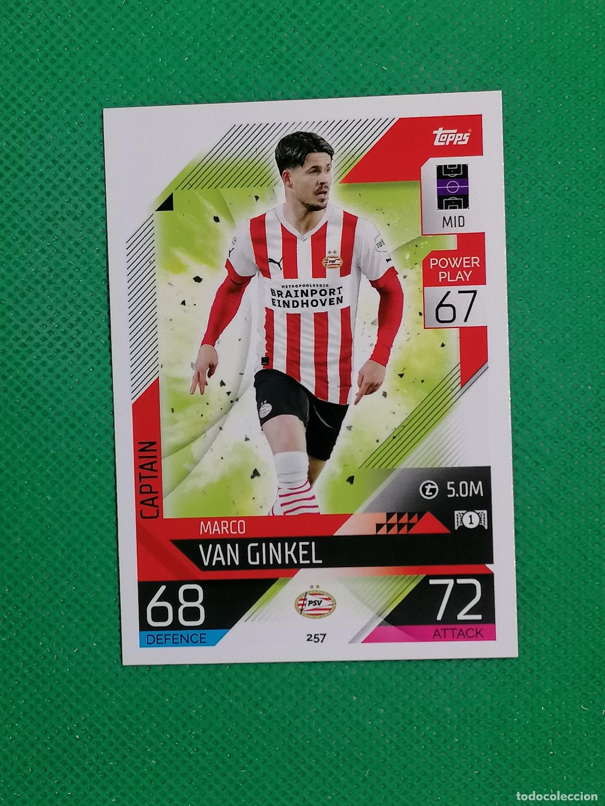 Cromos de F&uacute;tbol: 257 MARCO VAN GINKEL PSV ⚽ TOPPS MATCH ATTAX CHAMPIONS 2022 2023 22 23 ⚽