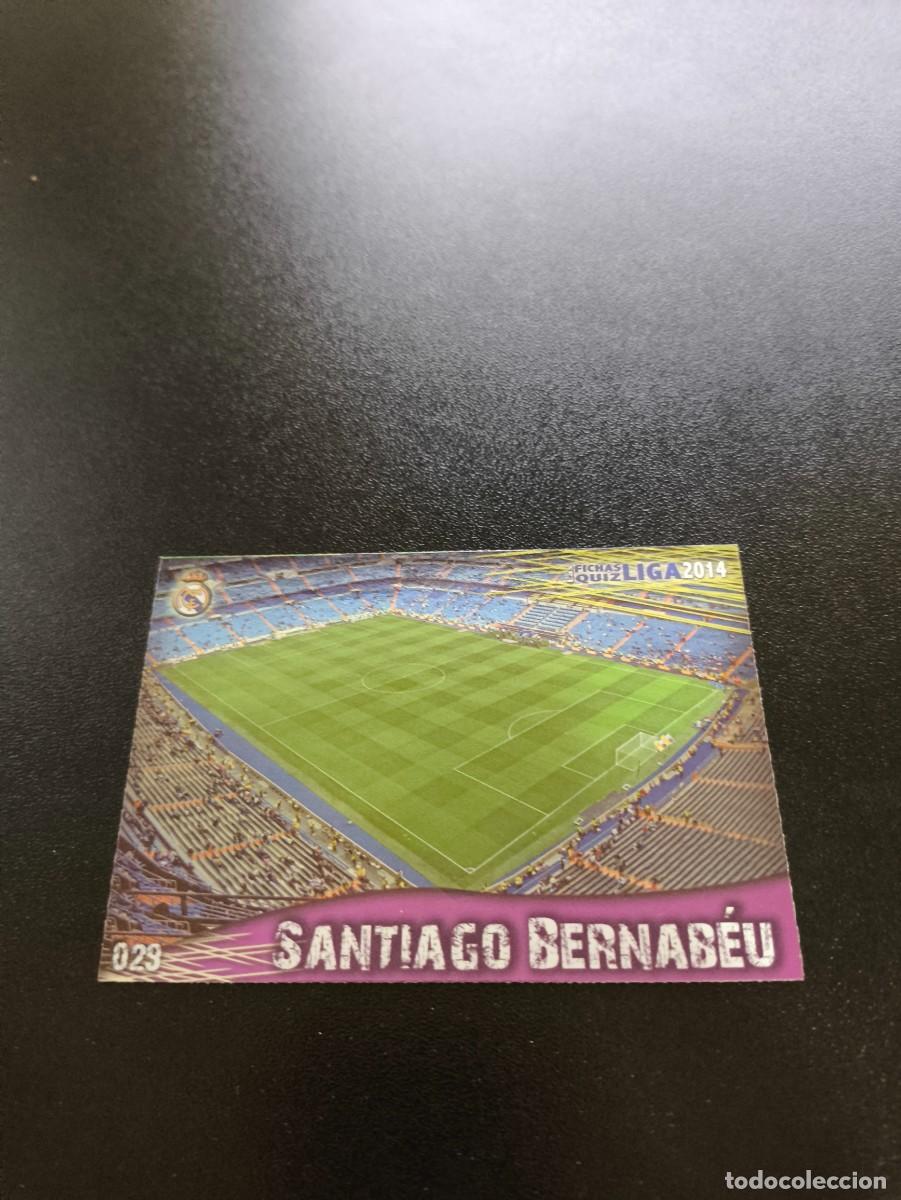 Cromos de F&uacute;tbol: 29 SANTIAGO BERNABEU REAL MADRID FONDO BRILLO LISO MUNDICROMO LIGA 2013 2014 13 14 NO PANINI ESTE